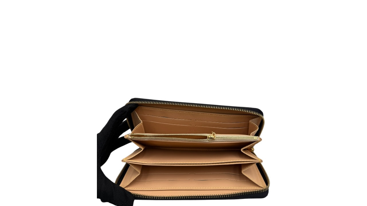LOUIS VUITTON BLACK MULTICOLOR CANVAS ZIPPY WALLET
