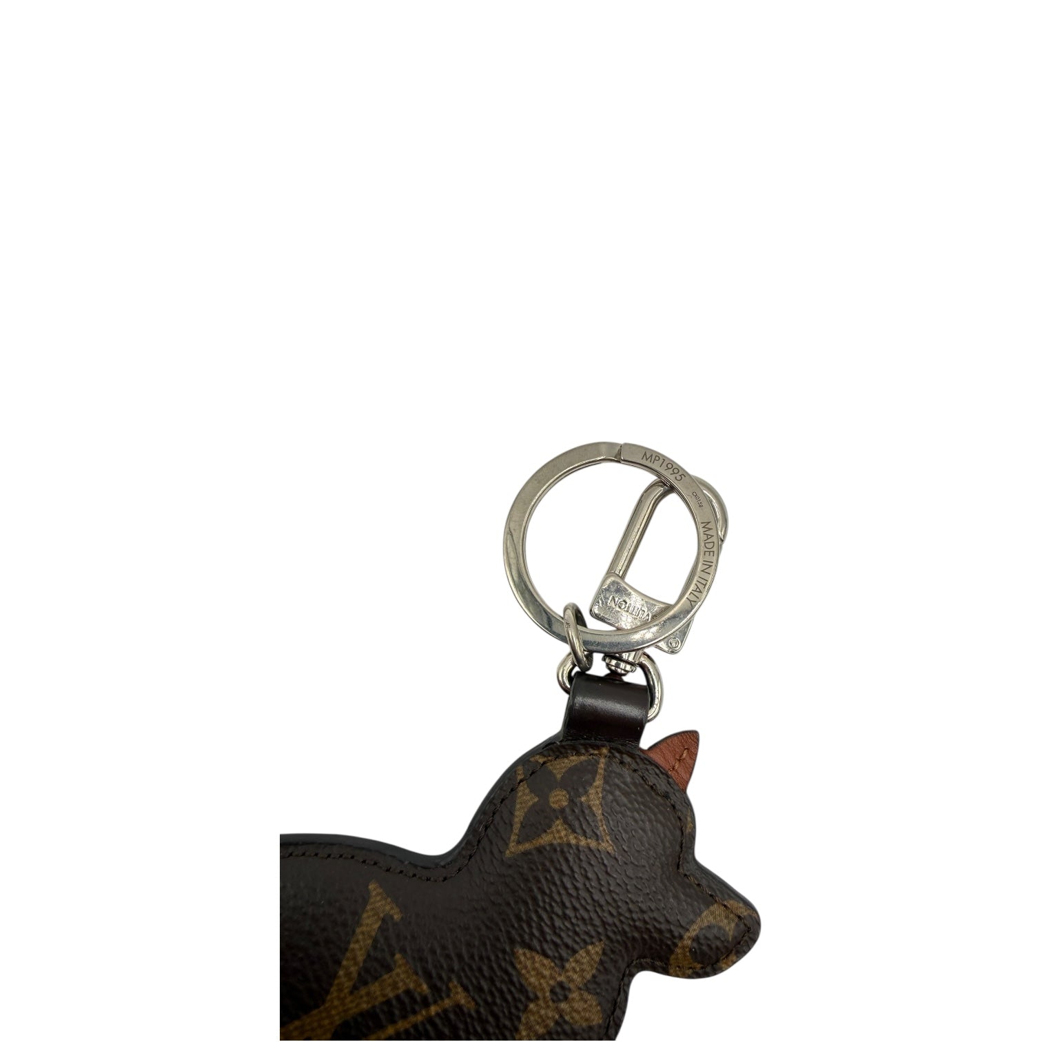 LOUIS VUTTION DOG MONOGRAM COATED CANVAS BAG CHARM