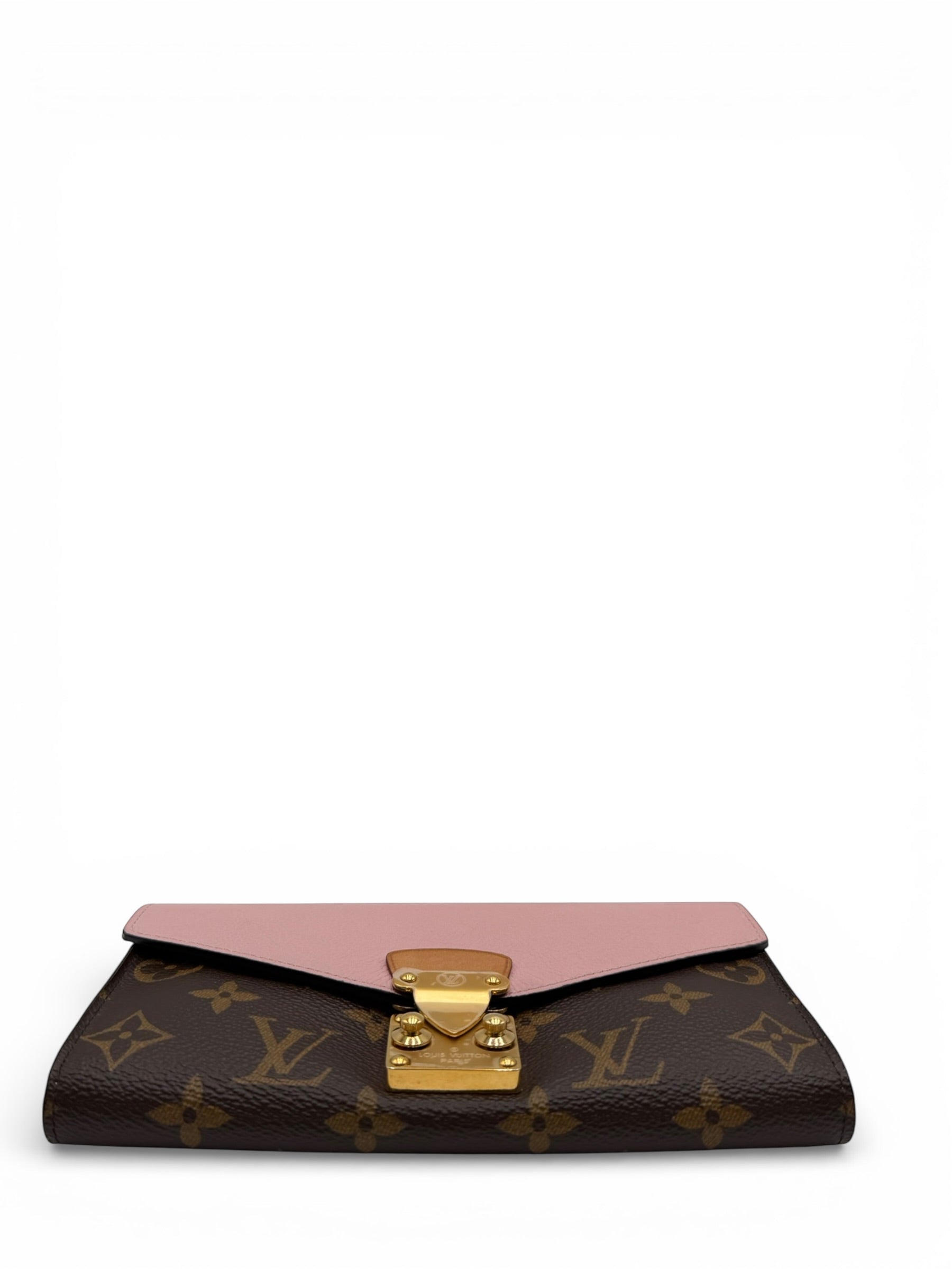 LOUIS VUITTON MONOGRAM PALLAS WALLET ROSE BALLERINE