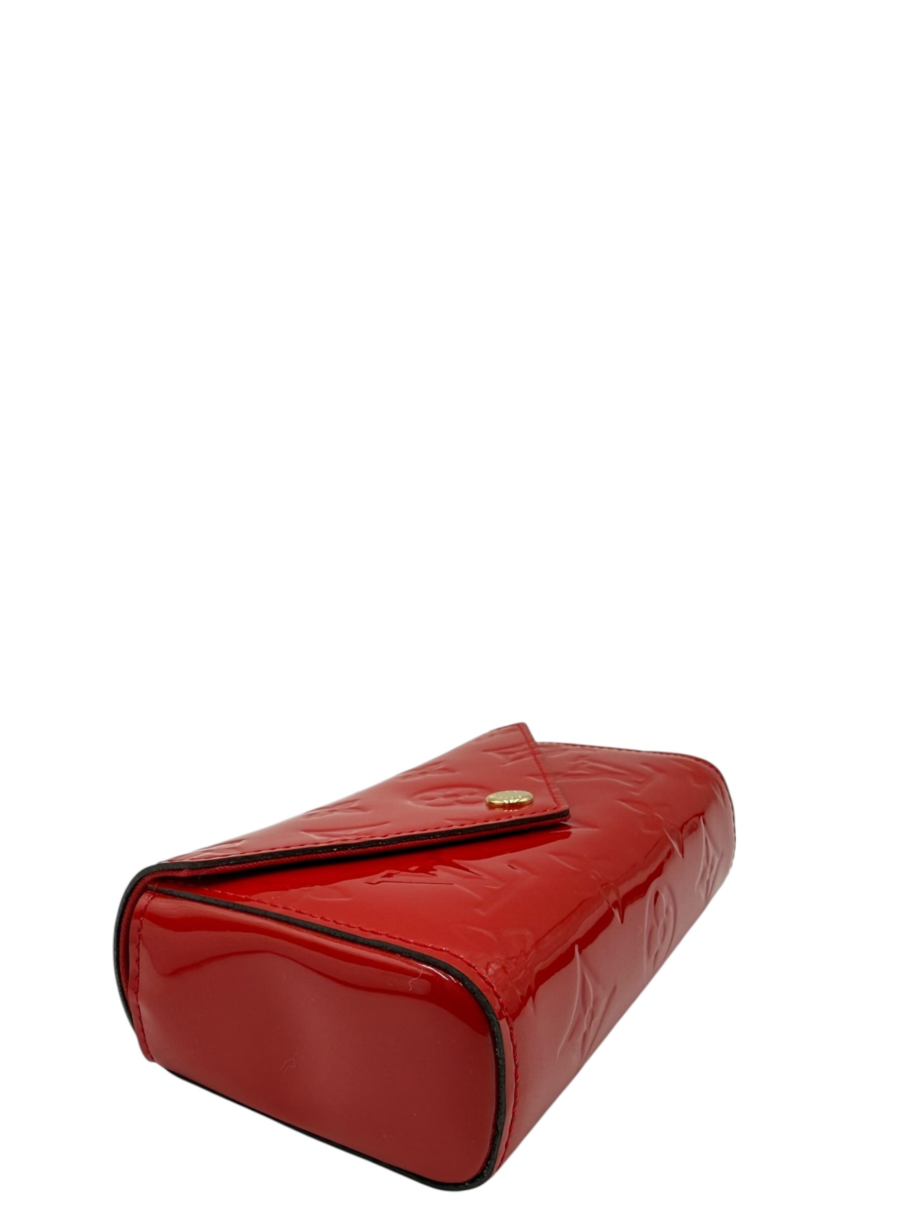 LOUIS VUITTON RED VERNIS WALLET