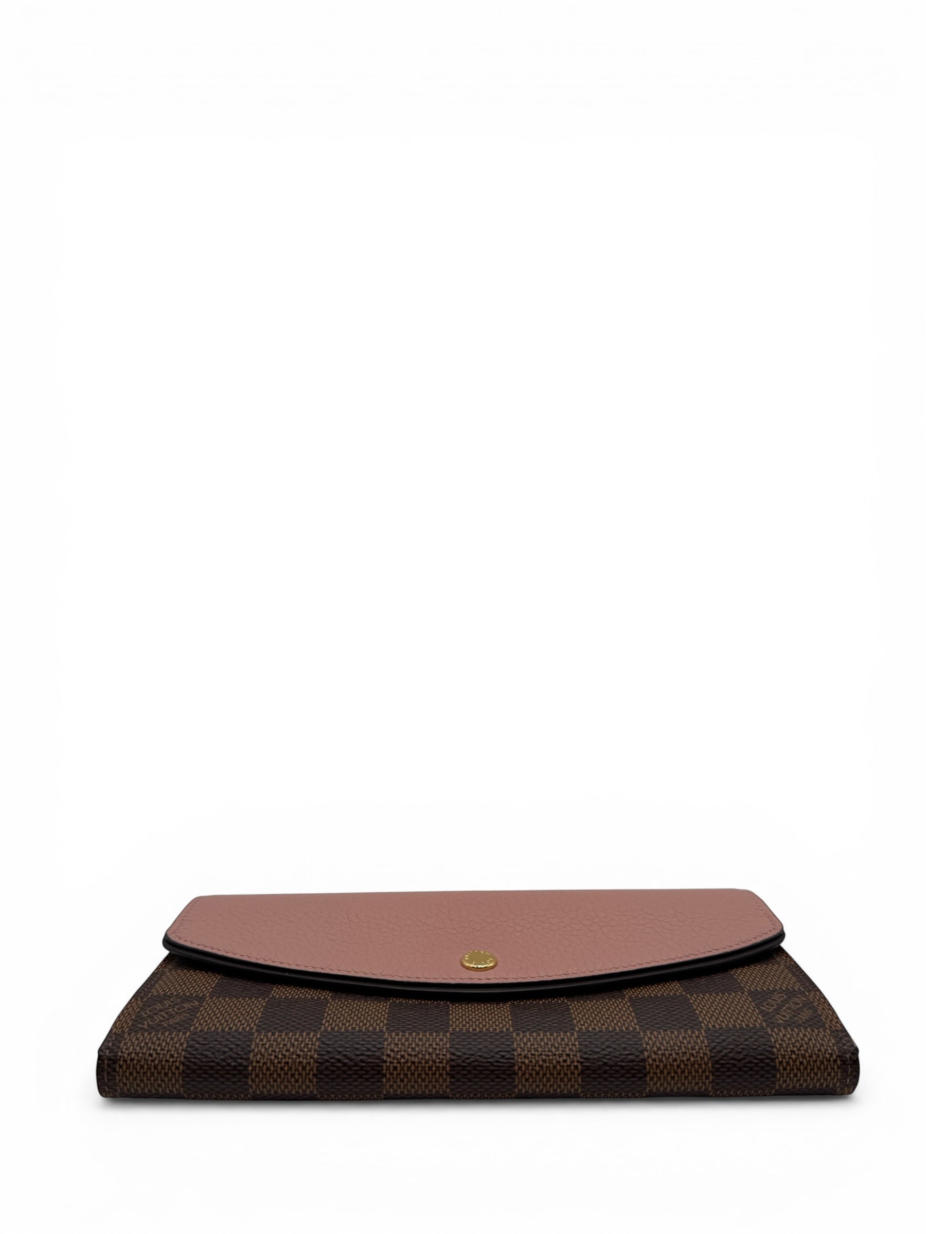 LOUIS VUITTON MAGNOLIA DAMIER EBENE CANVAS NORMANDY WALLET