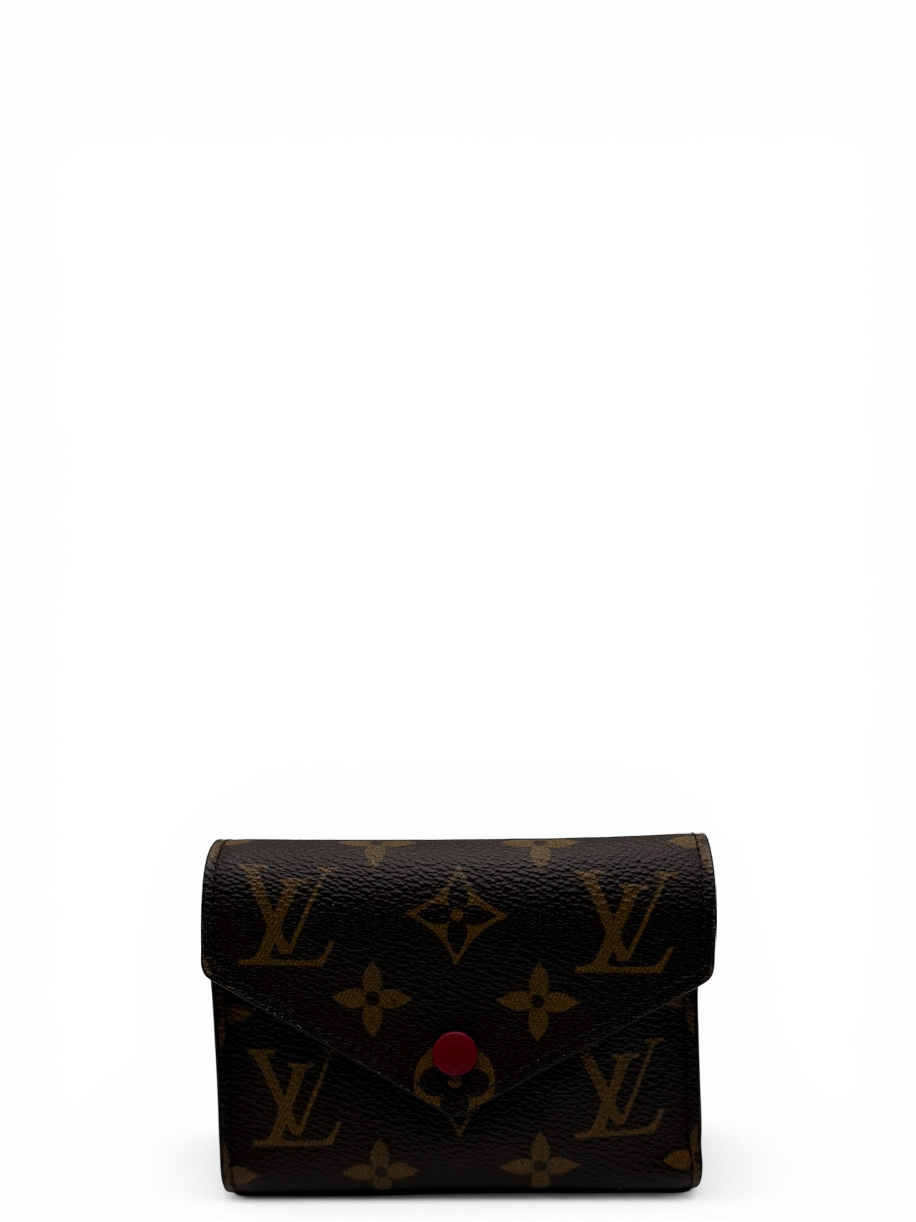 LOUIS VUITTON VICTORINE MONOGRAM SHORT WALLET (BURGUNDY)