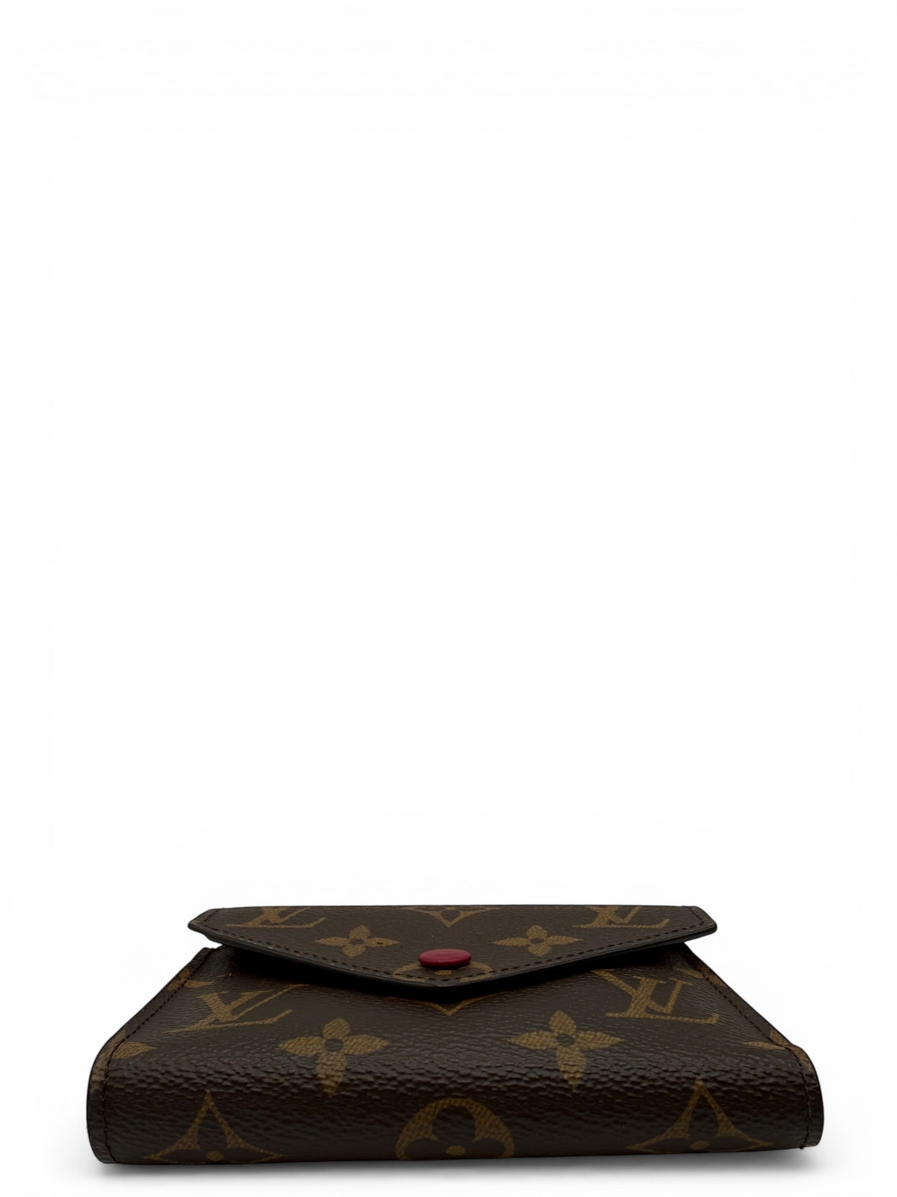 LOUIS VUITTON VICTORINE MONOGRAM SHORT WALLET (BURGUNDY)
