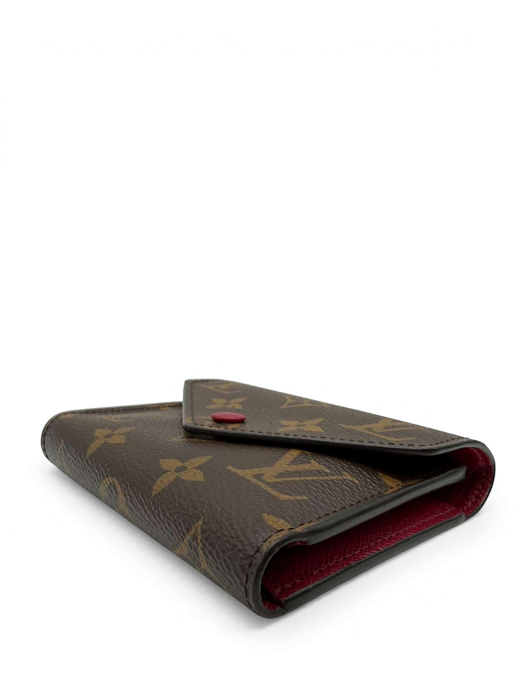 LOUIS VUITTON VICTORINE MONOGRAM SHORT WALLET (BURGUNDY)