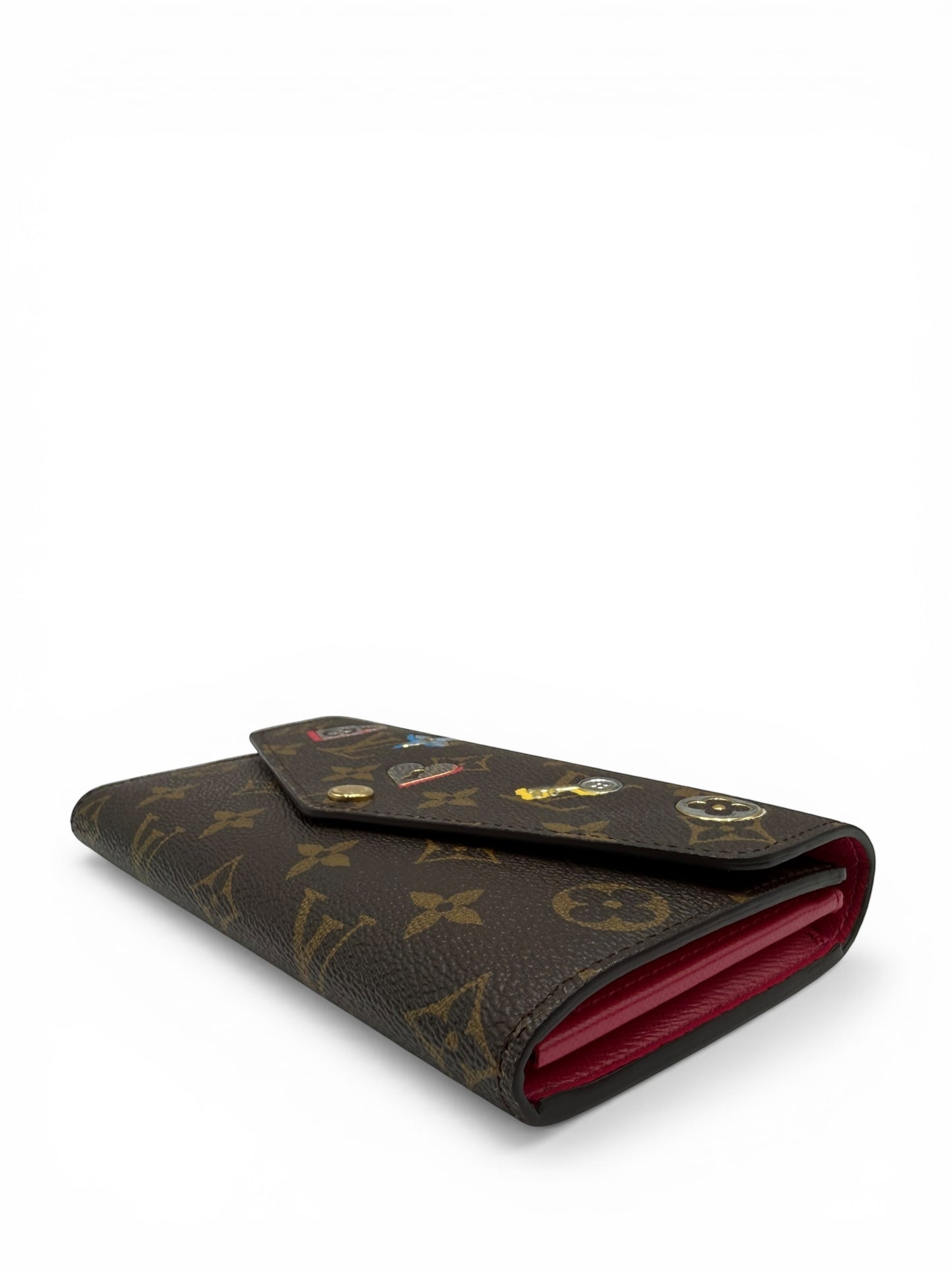 LOUIS VUITTON MONOGRAM LOVE LUCK SARAH WALLET
