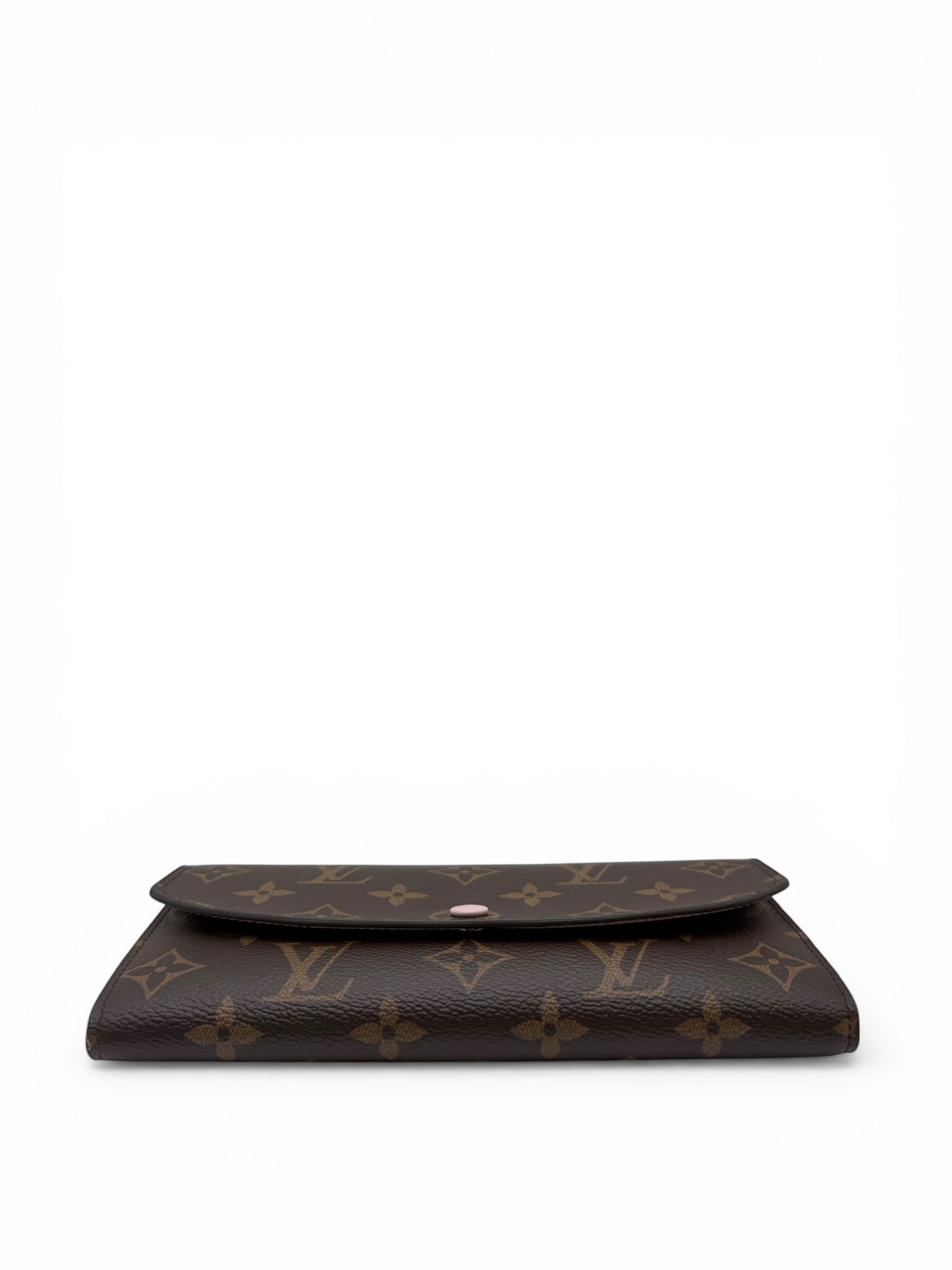 LOUIS VUITTON MONOGRAM EMILIE WALLET (ROSE BALLERINE INTERIOR)