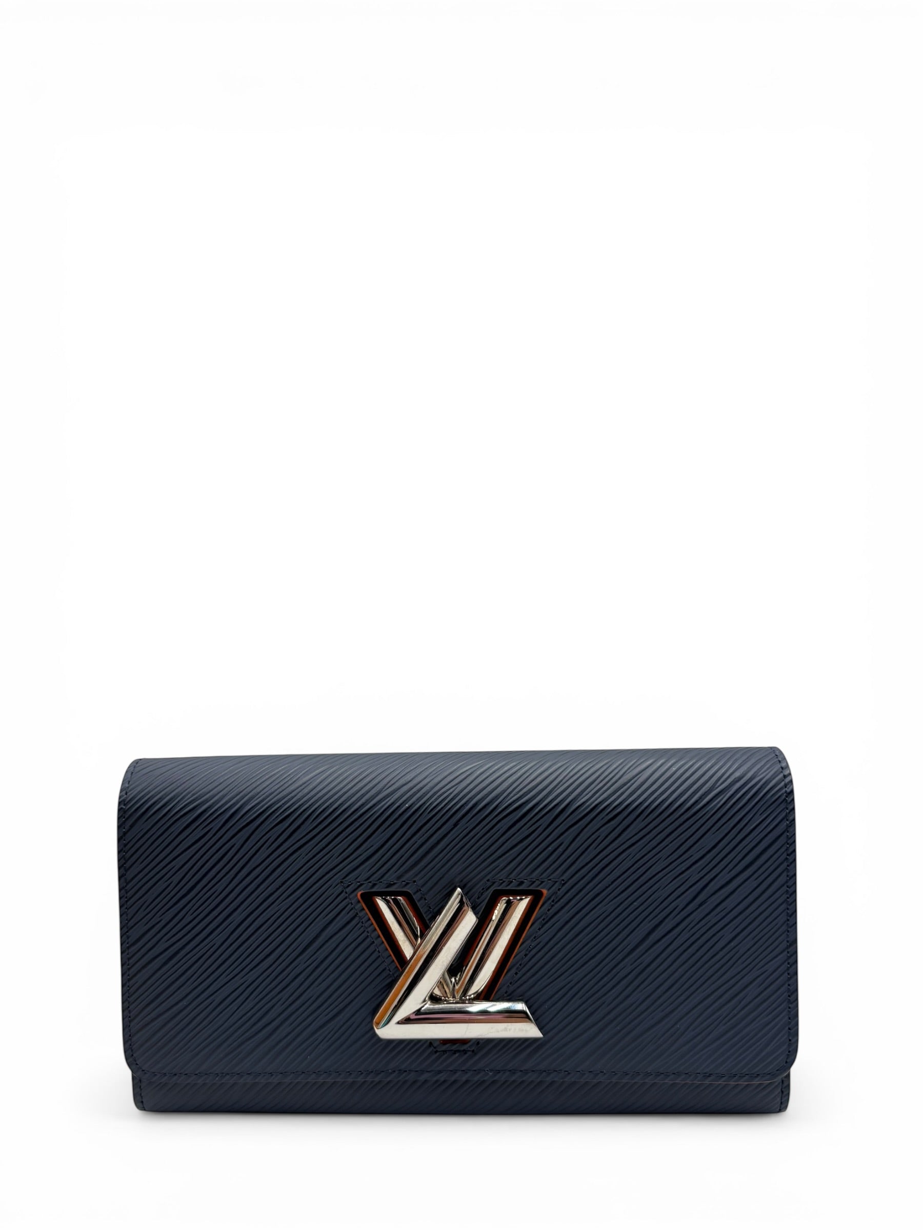 LOUIS VUITTON TWIST WALLET IN EPI LEATHER NAVY