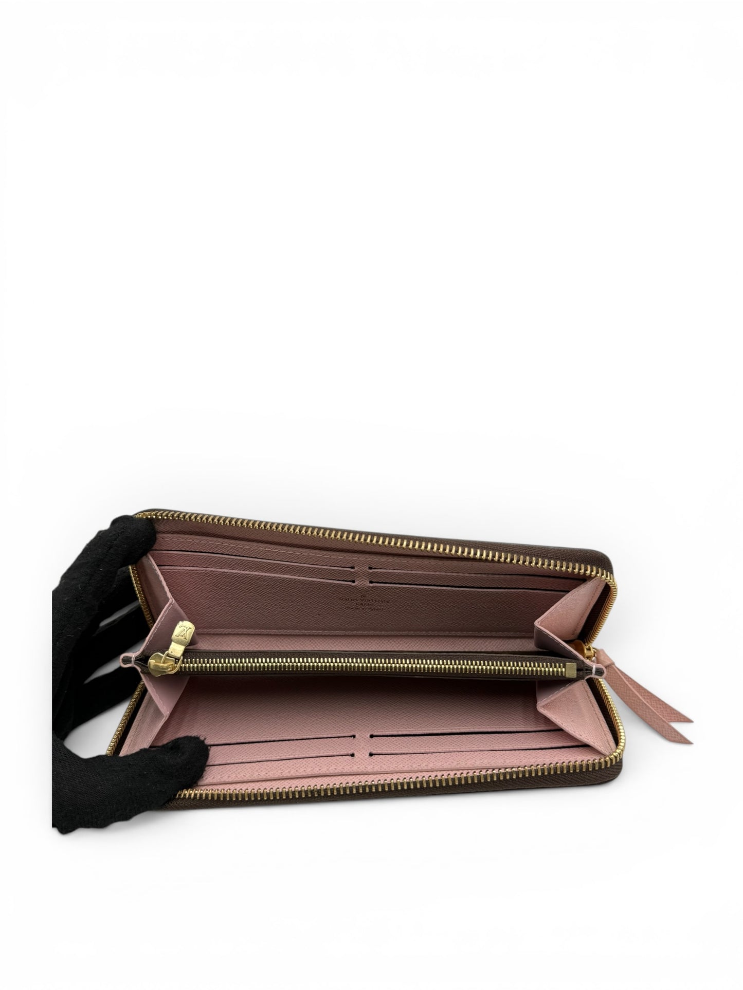 LOUIS VUITTON MONOGRAM CANVAS CLEMENCE WALLET - PINK INTERIOR