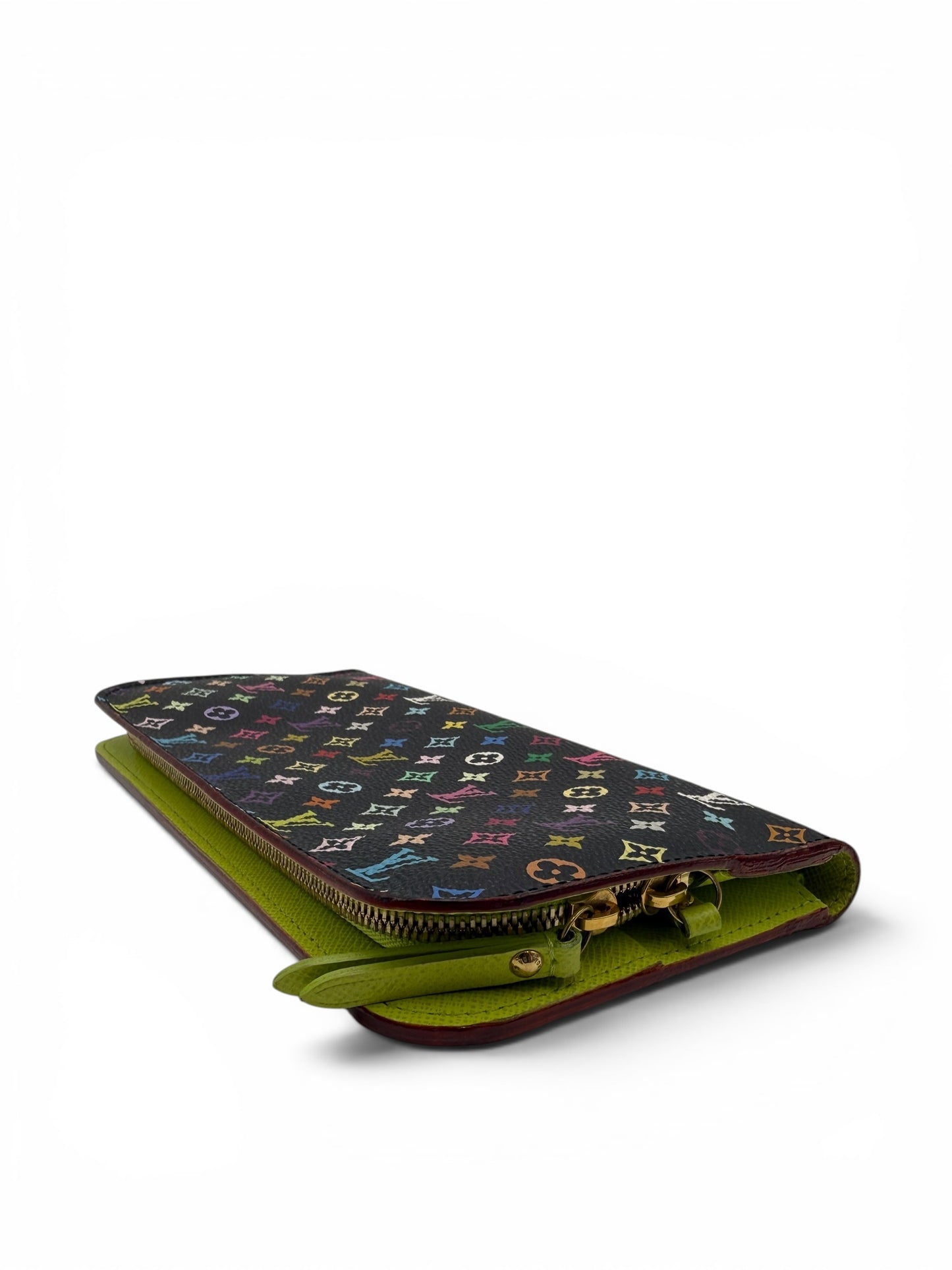 LOUIS VUITTON BLACK INSOLITE WALLET MULTICOLOR