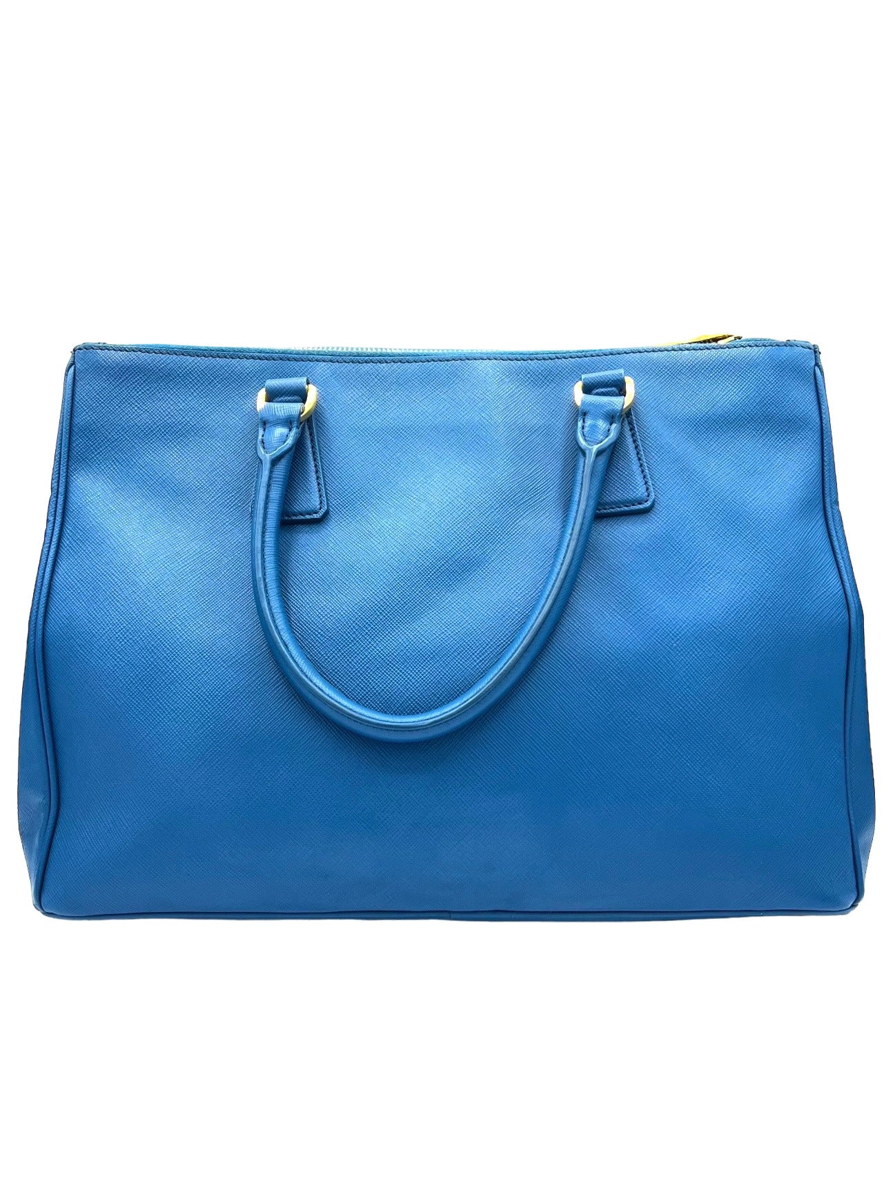 PRADA SAFFIANO LEATHER HANDBAG BLUE IN LEATHER