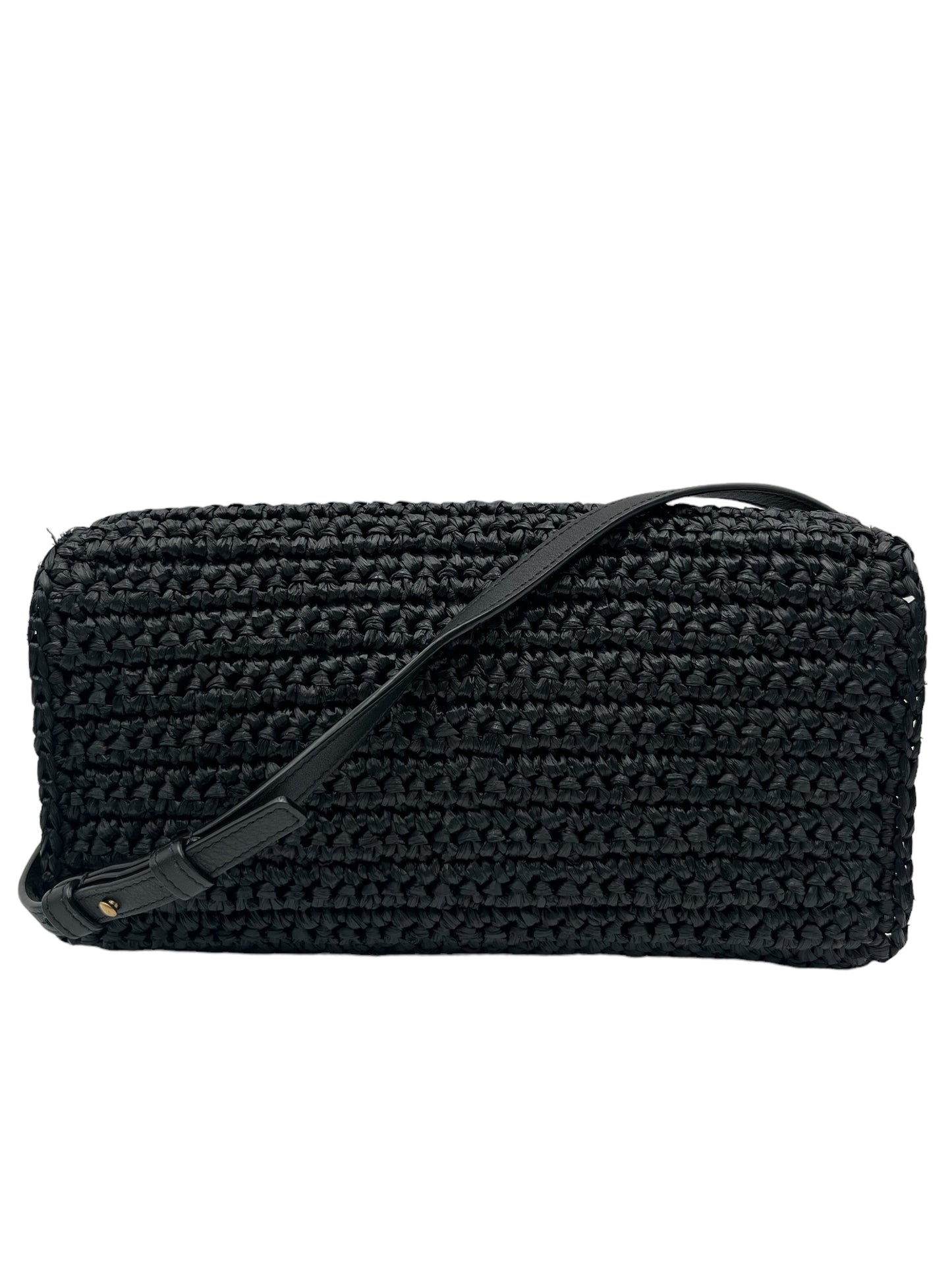 YSL KATE 99 TASSEL SHOULDER BAG IN RAFFIA