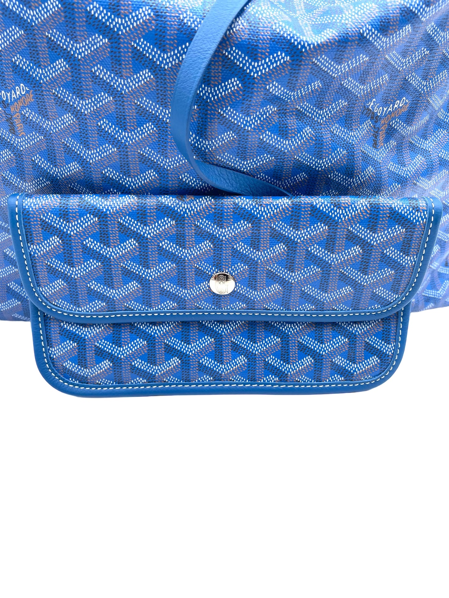 GOYARD ST. LOUIS WITH POUCH BLUE