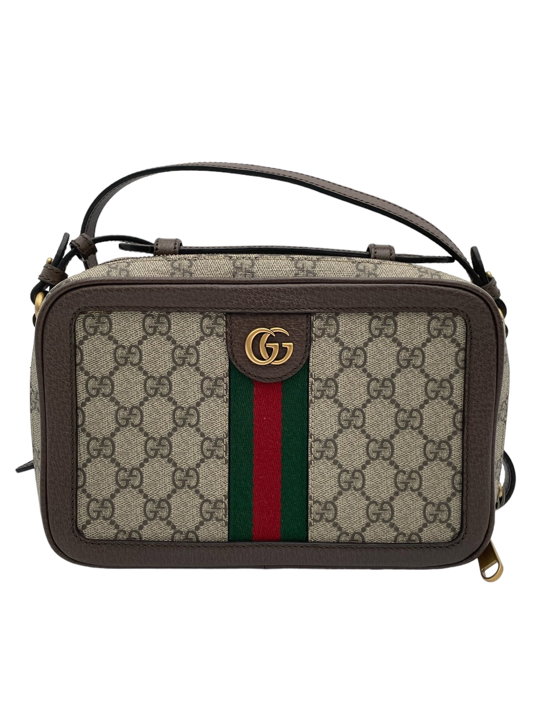 GUCCI OPHIDIA SMALL GG CROSSBODY WITH WEB