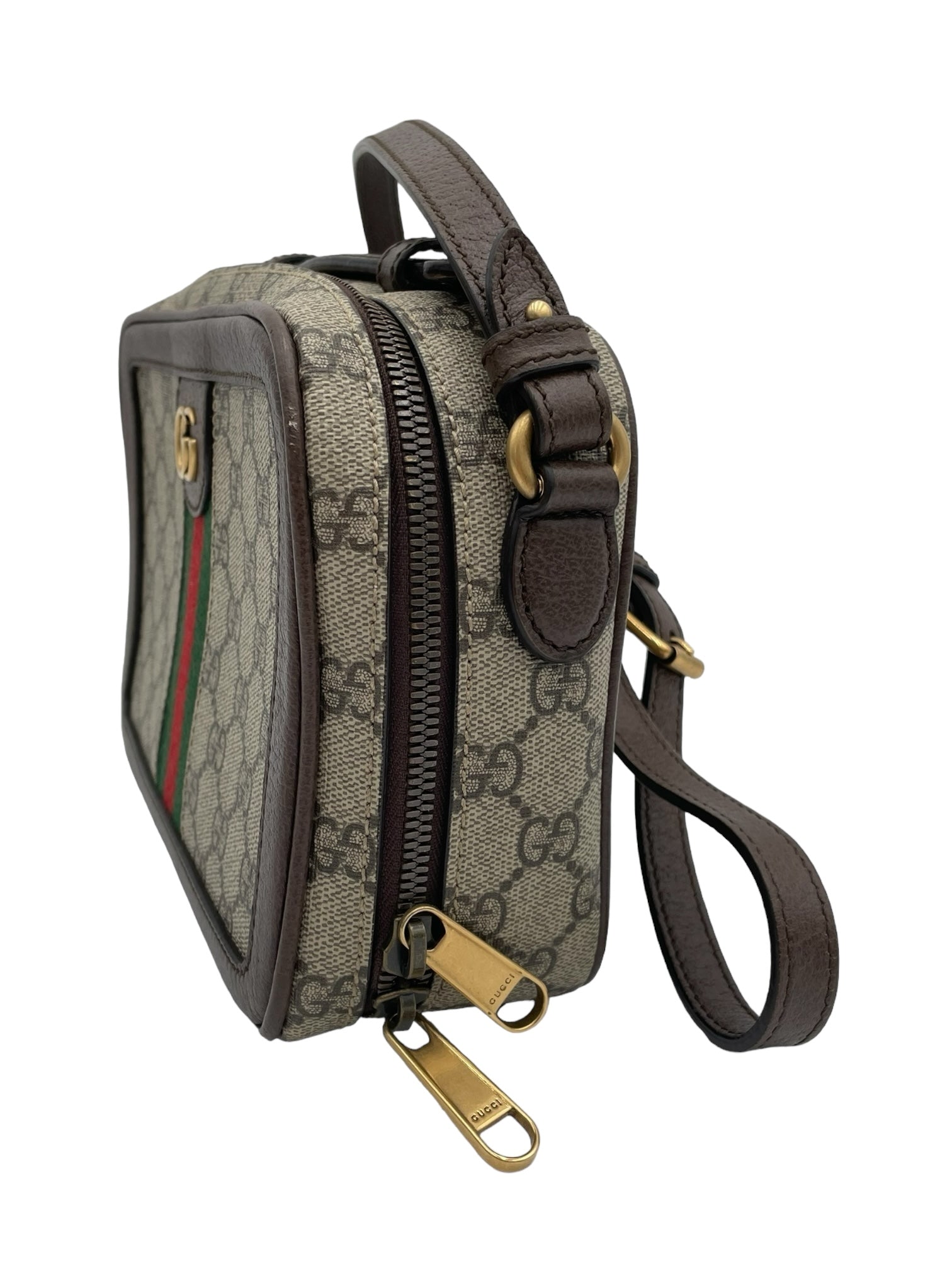 GUCCI OPHIDIA SMALL GG CROSSBODY WITH WEB