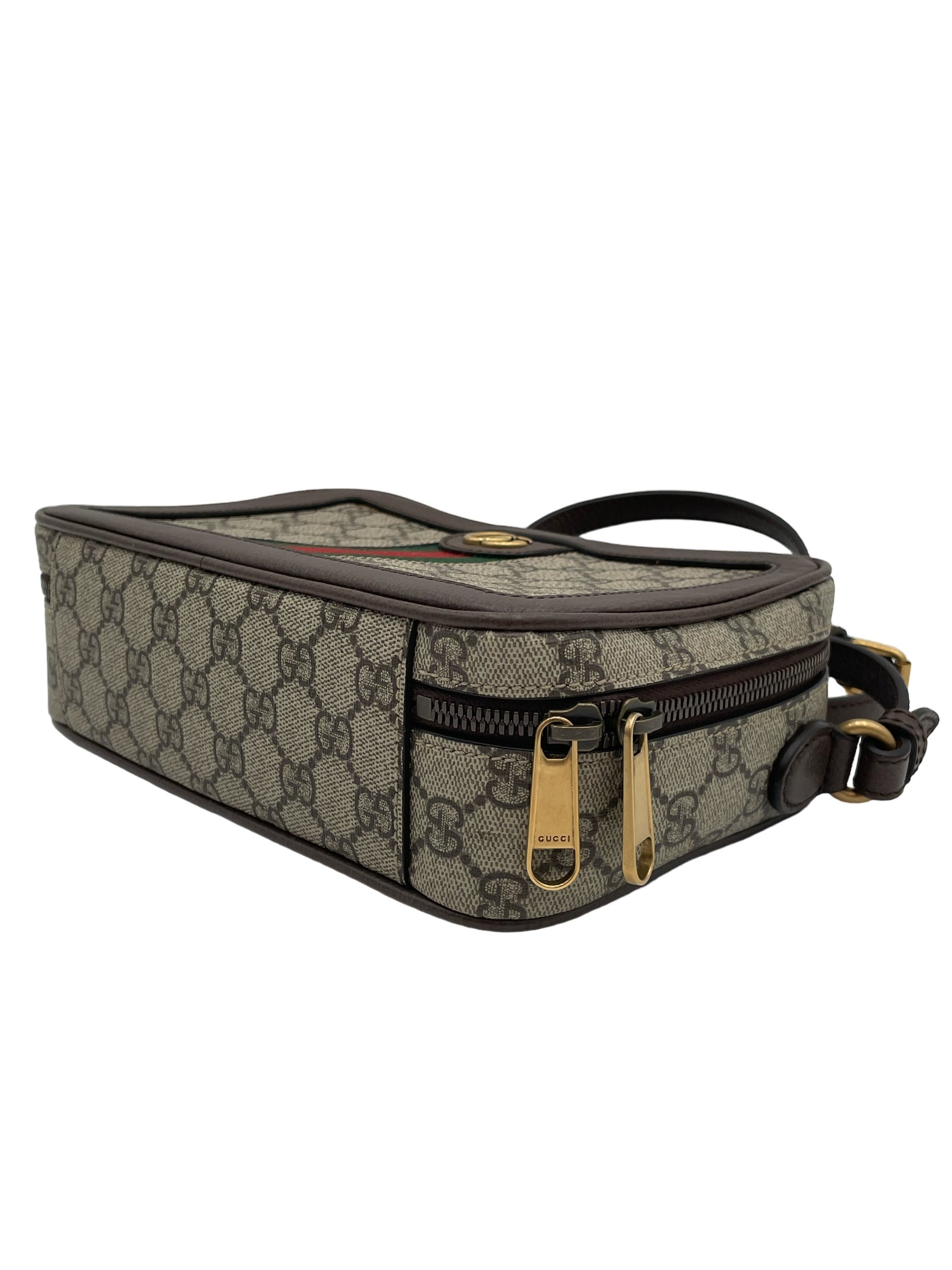 GUCCI OPHIDIA SMALL GG CROSSBODY WITH WEB