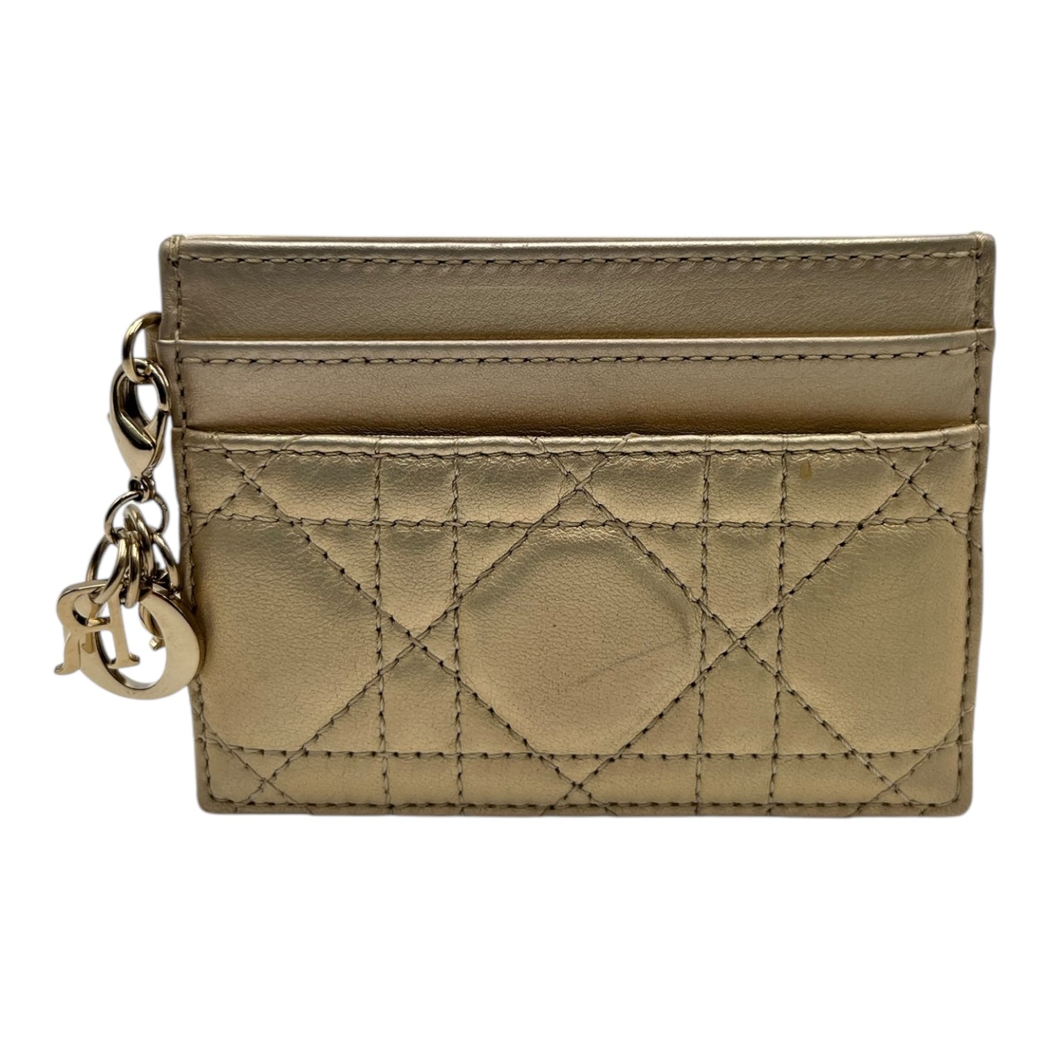 DIOR LADY CHAMPAGNE CARD HOLDER