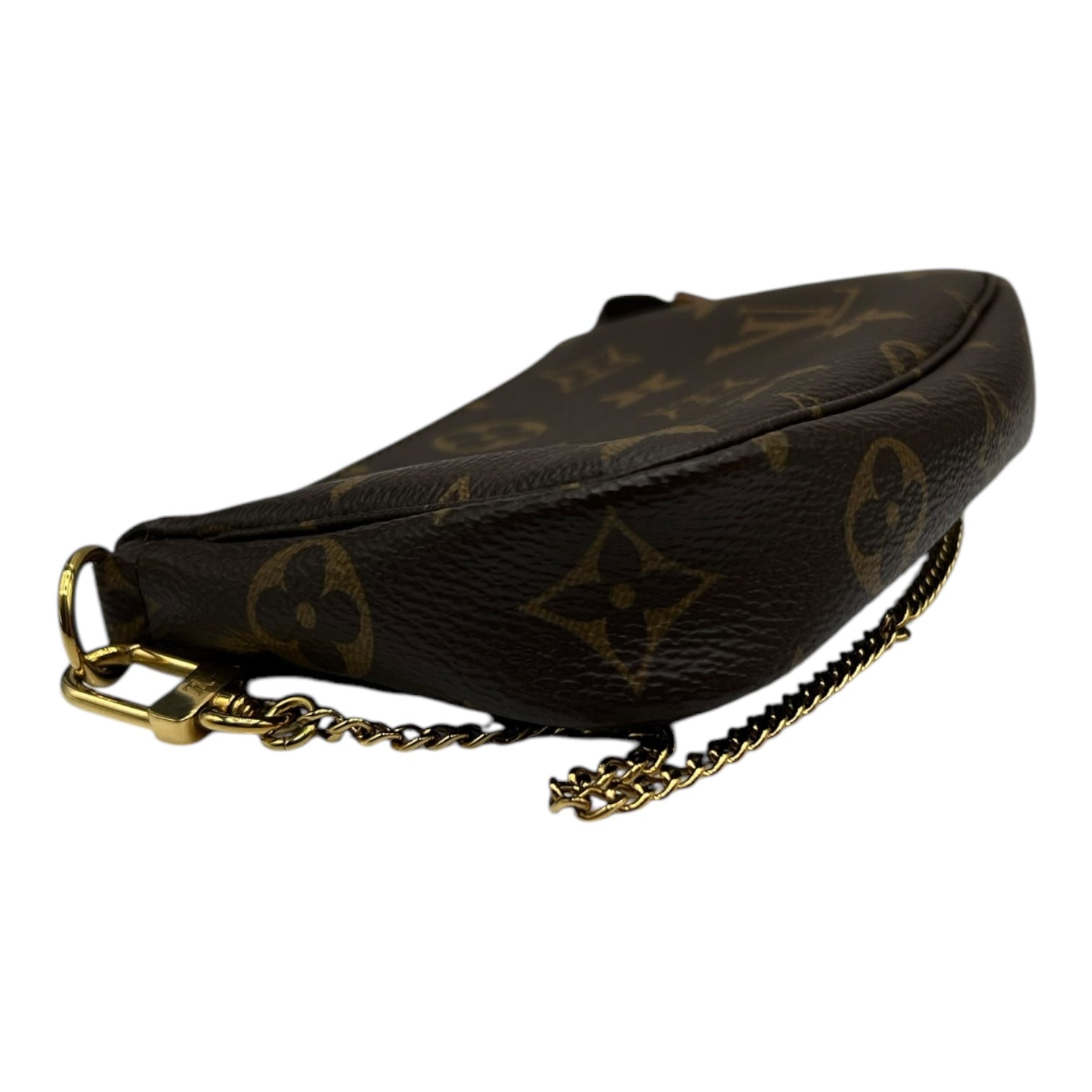 LOUIS VUITTON MINI POCHETTE MONOGRAM WRISTLET