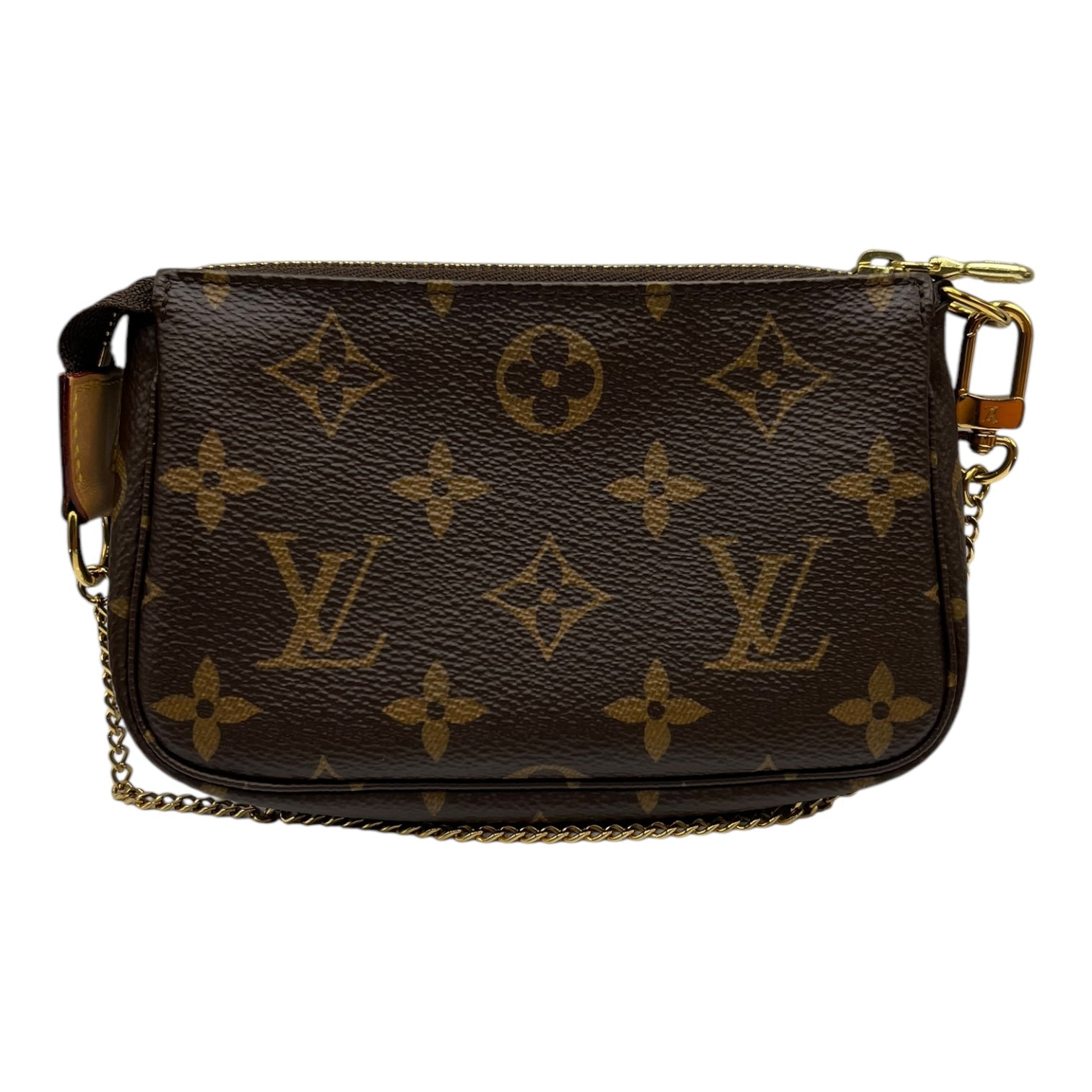 LOUIS VUITTON MINI POCHETTE MONOGRAM WRISTLET