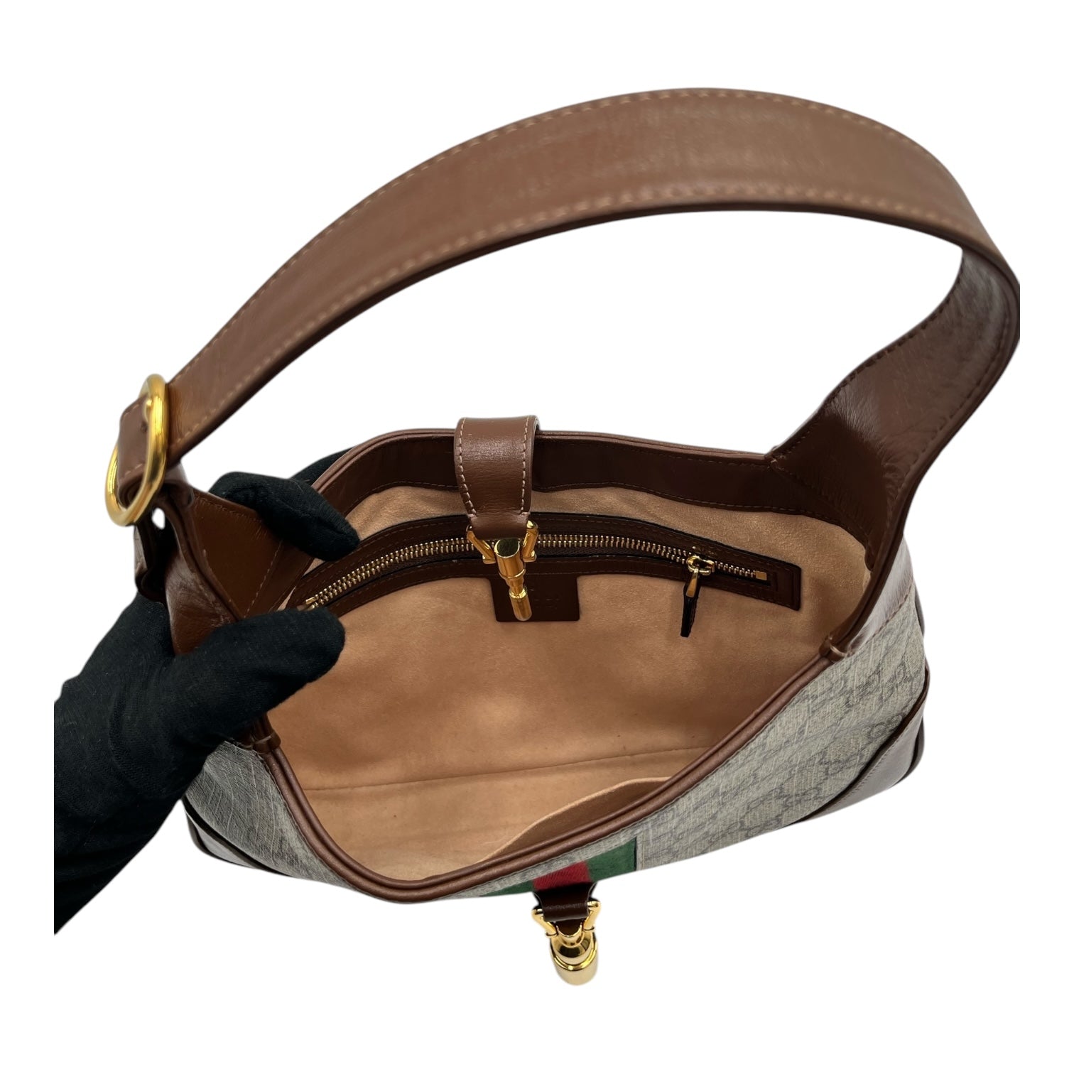 GUCCI JACKIE 1961 MINI GG CANVAS BAG