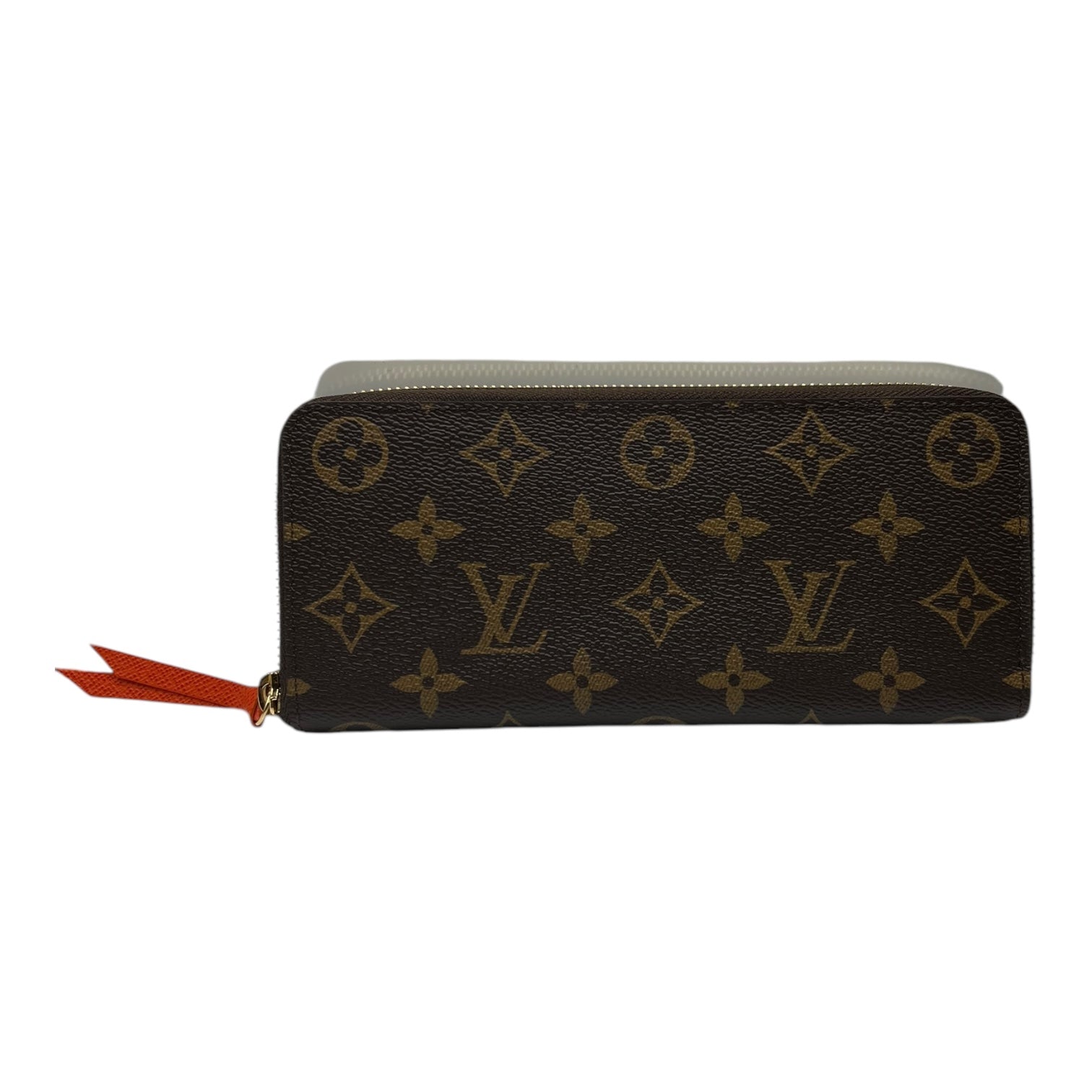LOUIS VUITTON CLEMENCE MONOGRAM WALLET ORANGE