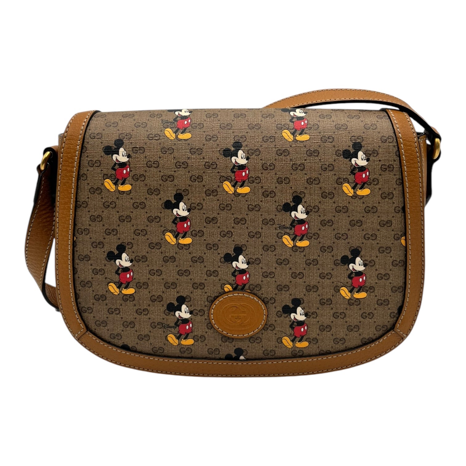 GUCCI DISNEY GG CANVAS SHOULDER BAG