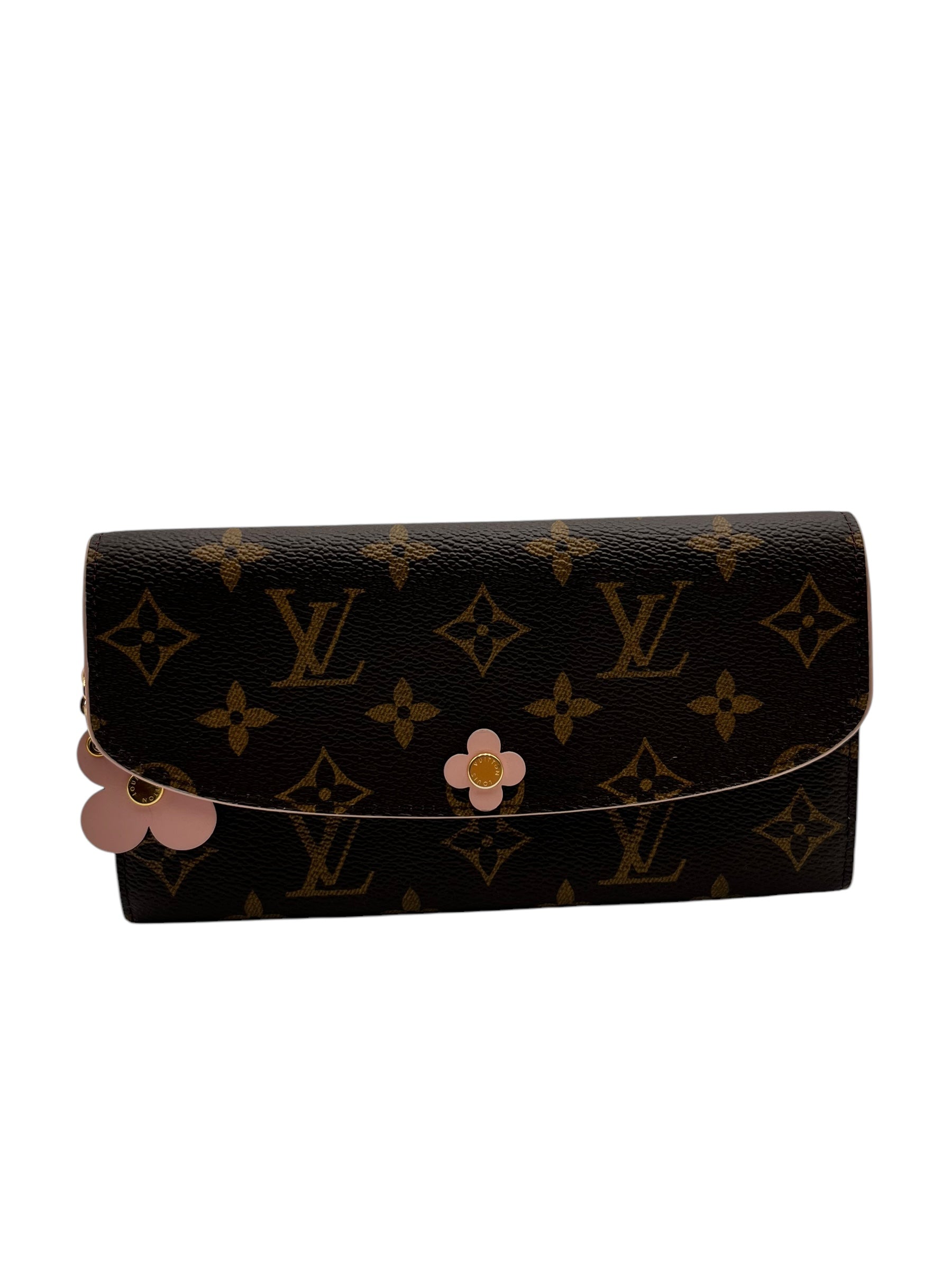 LOUIS VUITTON EMILIE WALLET BLOOMING FLOWER PINK