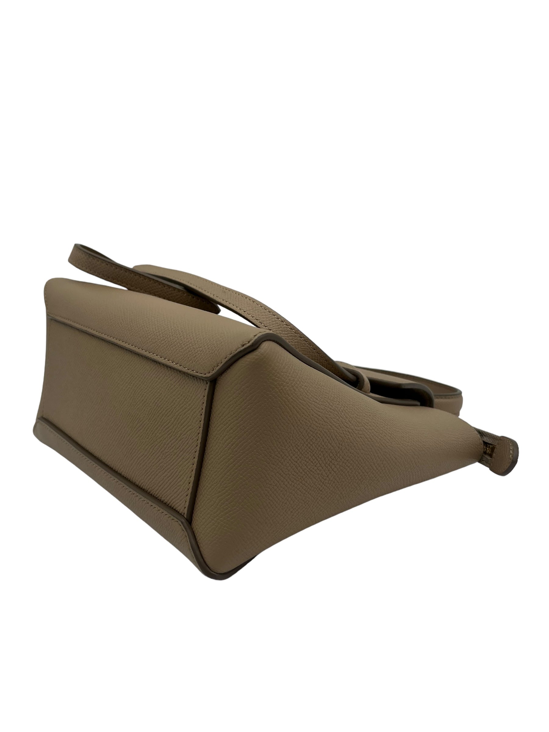 CELINE BELT BAG NANO IN BEIGE WITH GOLD HARDWARE