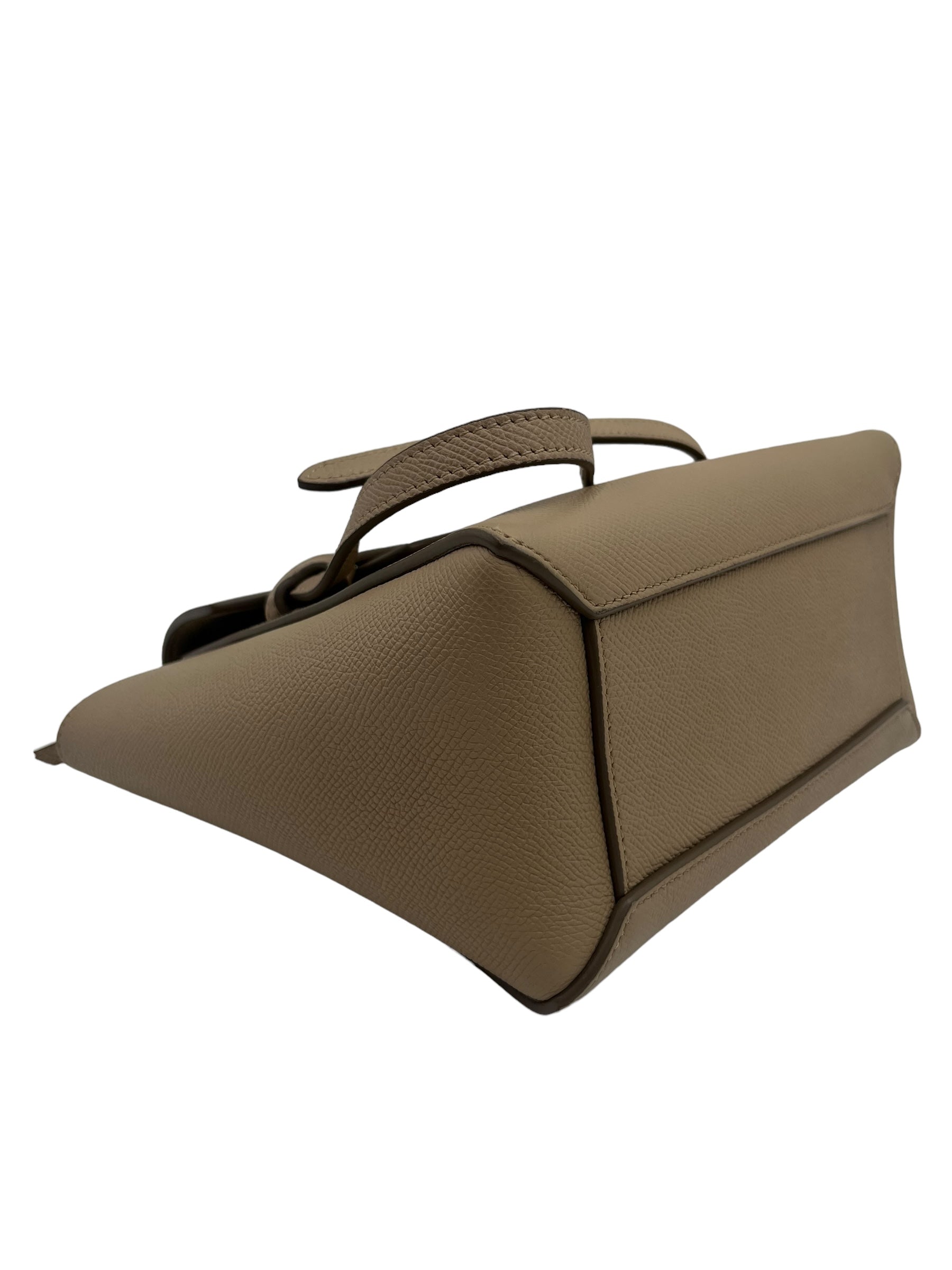 CELINE BELT BAG NANO IN BEIGE WITH GOLD HARDWARE