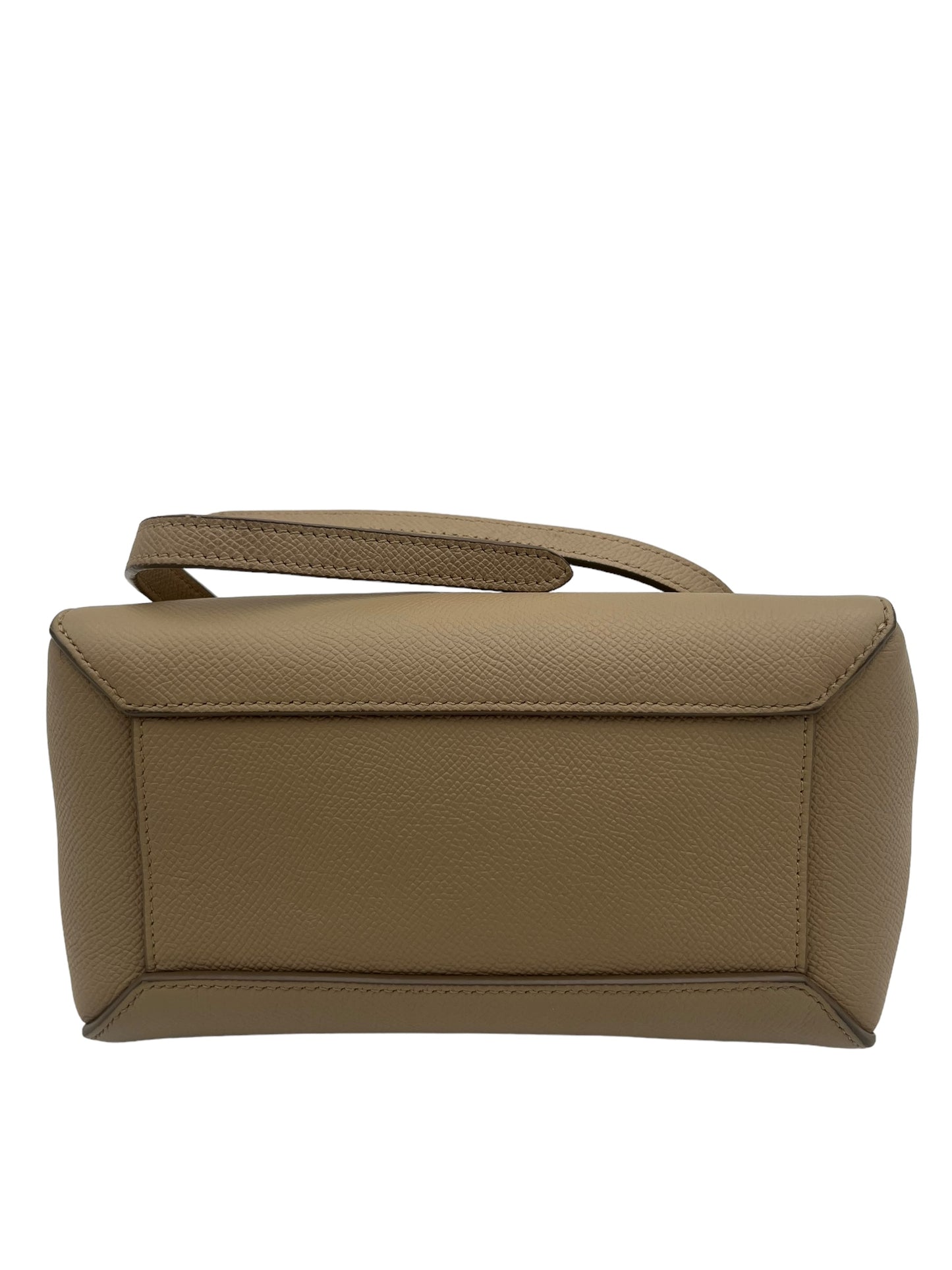 CELINE BELT BAG NANO IN BEIGE WITH GOLD HARDWARE