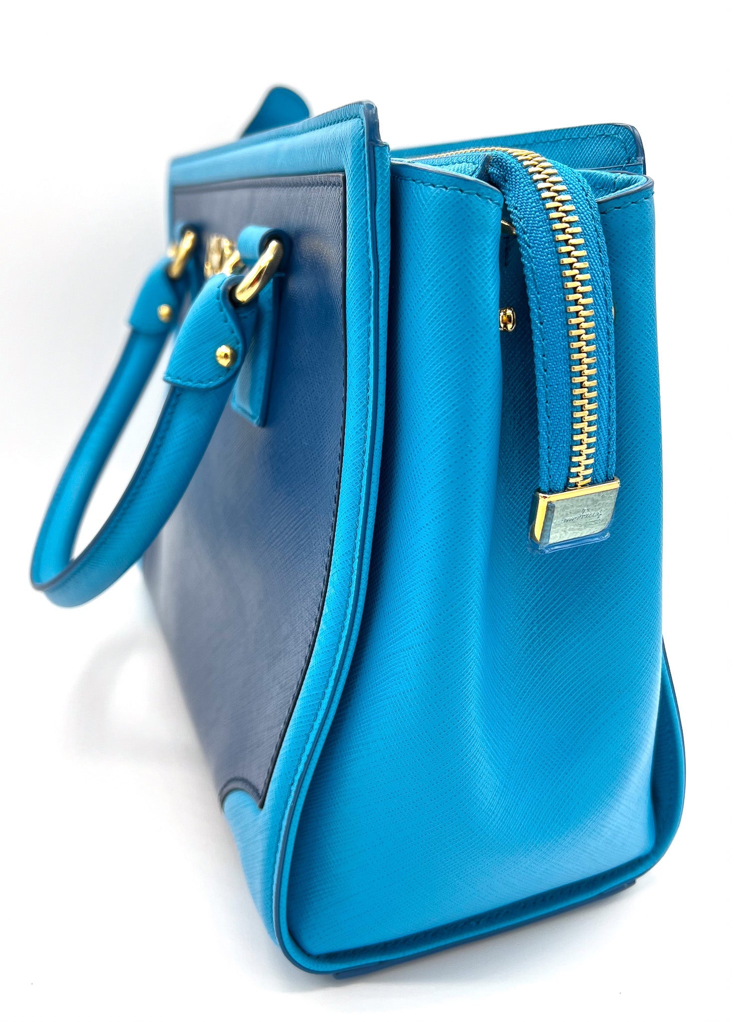 FERRAGAMO BEKY WOMEN PACIFFIC BLUE SATCHEL
