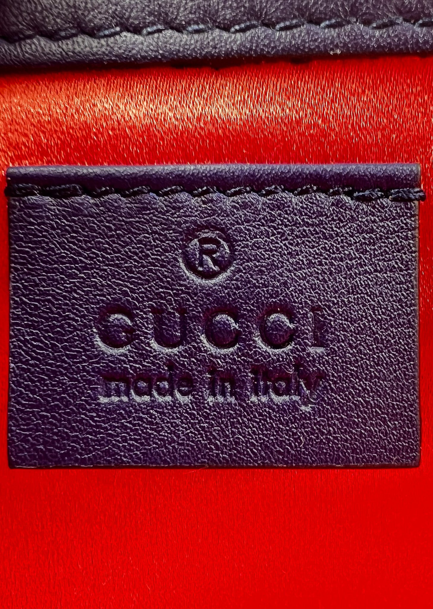 GUCCI BLUE VELVET MINI BROADWAY CROSSBODY BAG