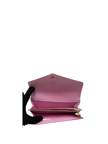LOUIS VUITTON SARAH WHITE MULITCOLOR CANVAS WALLET
