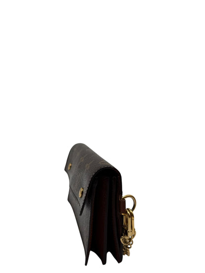 LOUIS VUITTON MONOGRAM CANVAS MACASSAR CONTINENTAL WALLET