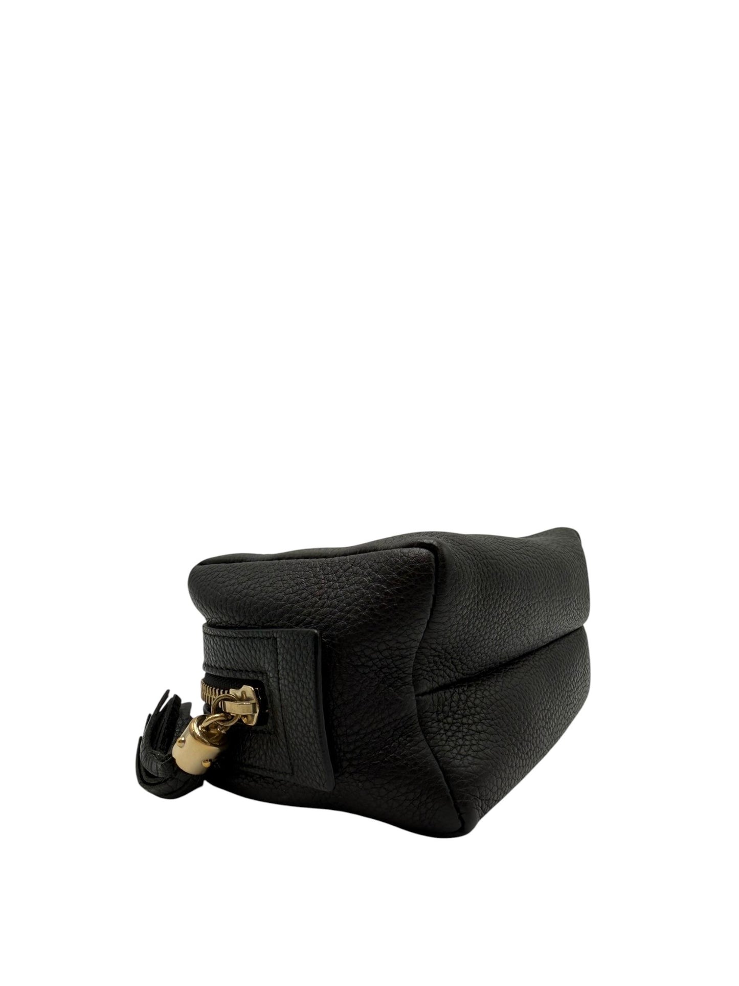 GUCCI SOHO BLACK CALFSKIN COSMETIC POUCH