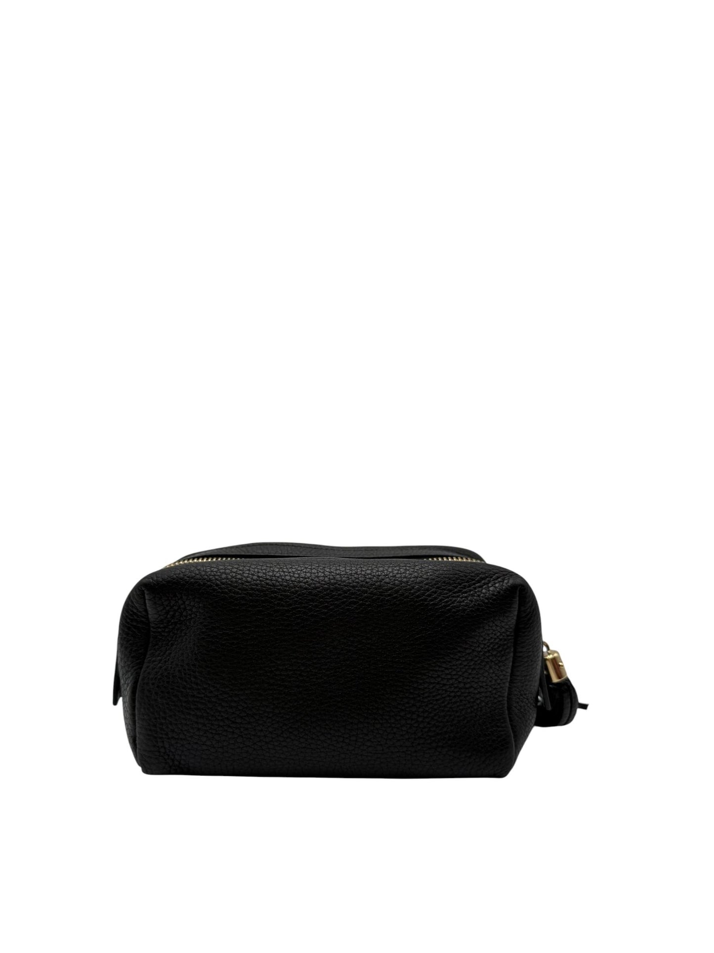 GUCCI SOHO BLACK CALFSKIN COSMETIC POUCH