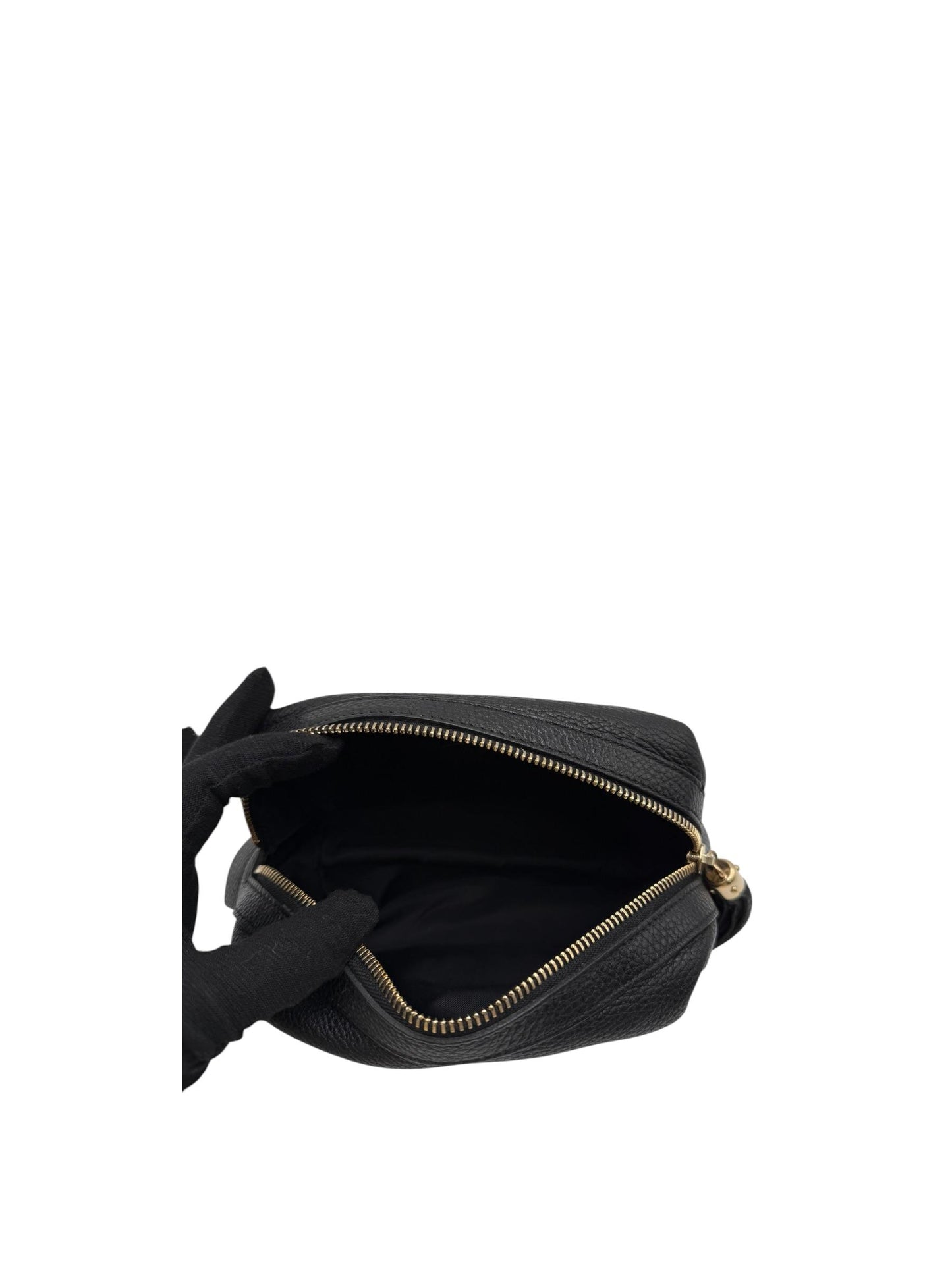 GUCCI SOHO BLACK CALFSKIN COSMETIC POUCH