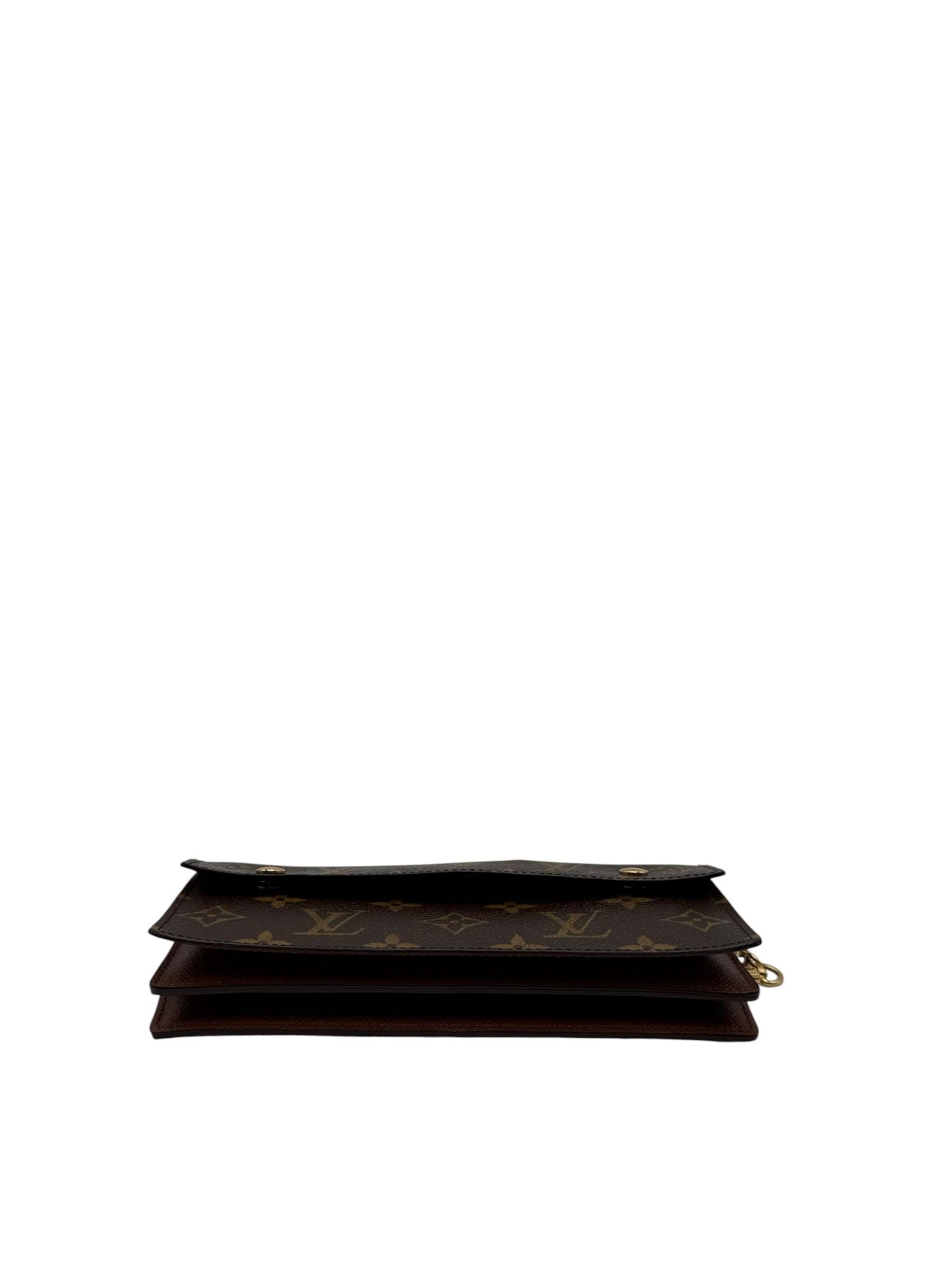 LOUIS VUITTON MONOGRAM CANVAS MACASSAR CONTINENTAL WALLET