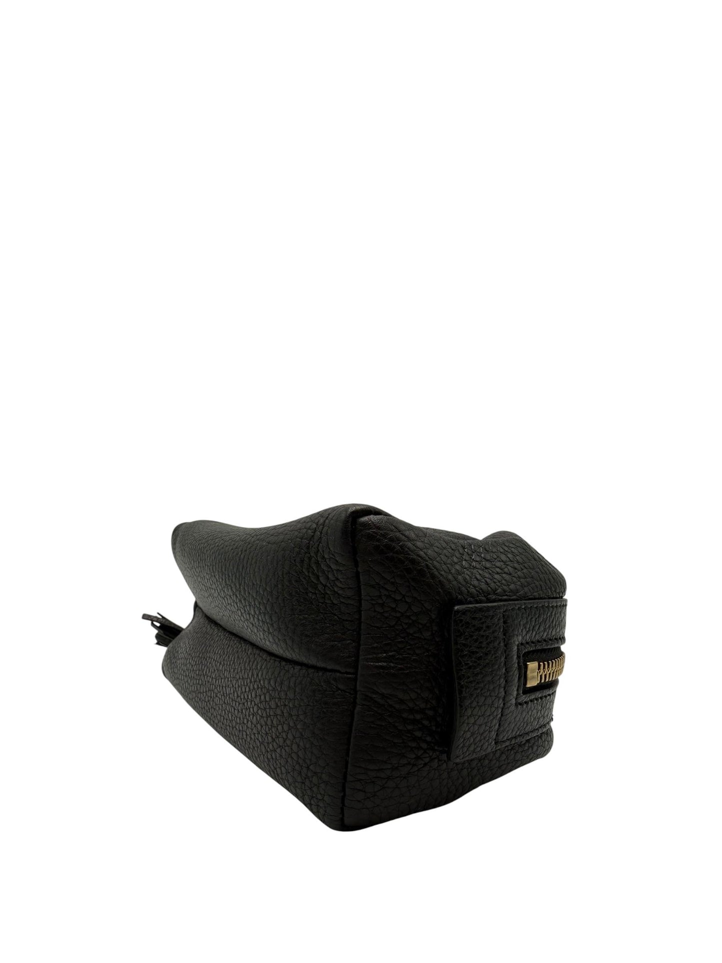 GUCCI SOHO BLACK CALFSKIN COSMETIC POUCH