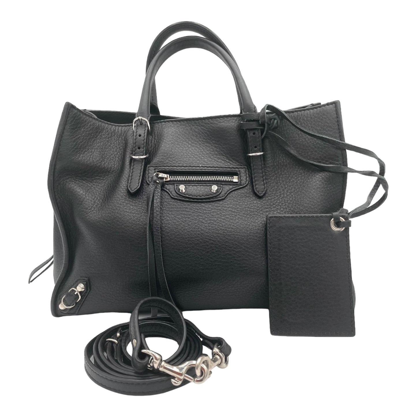 BALENCIAGA PAPIER A4 ZIP AROUND CLASSIC STUDS BA