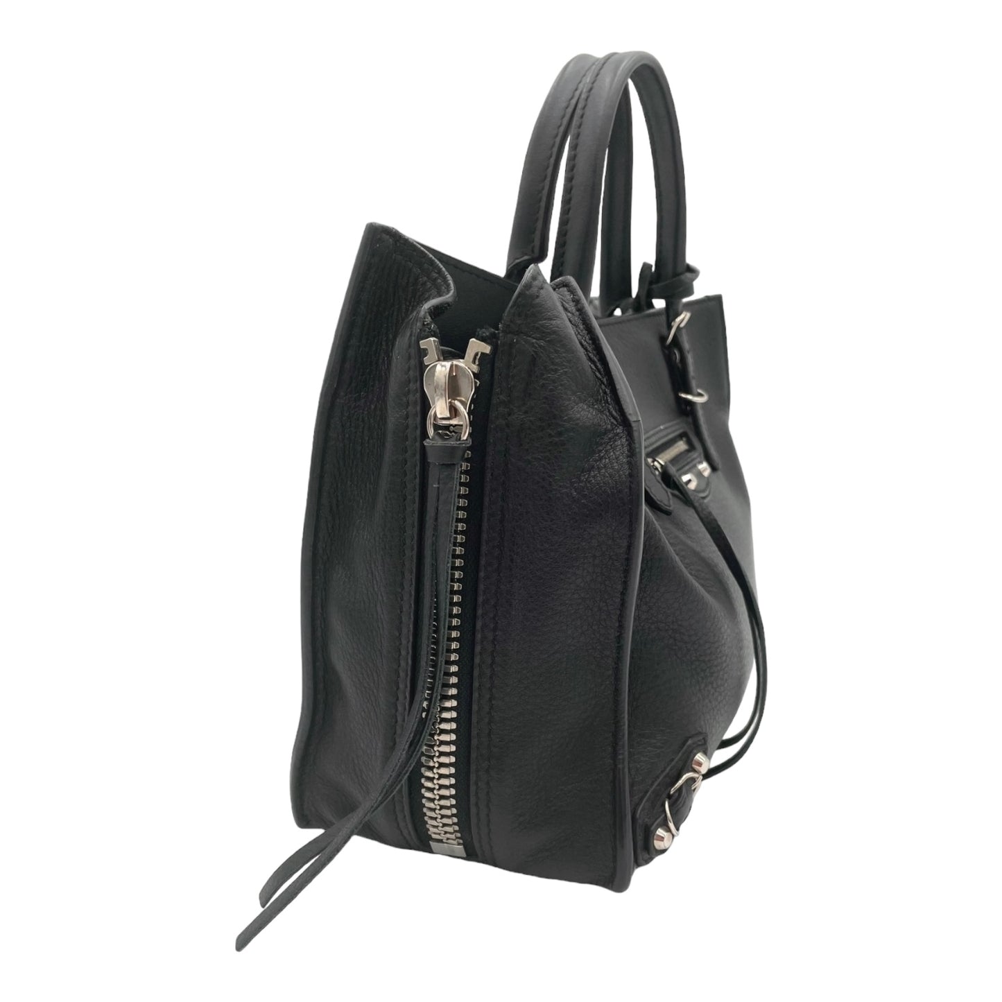 BALENCIAGA PAPIER A4 ZIP AROUND CLASSIC STUDS BA