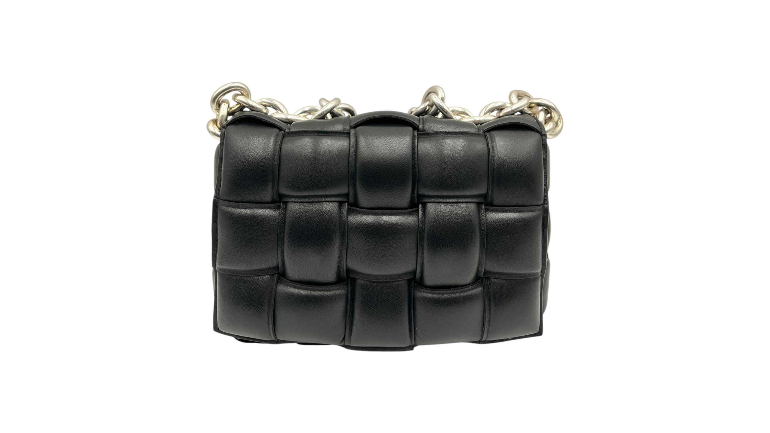 BOTTEGA VENETA CASSETE PADDED INTRECCIATO LEATHER SHOULDER BAG