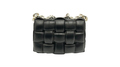 BOTTEGA VENETA CASSETE PADDED INTRECCIATO LEATHER SHOULDER BAG