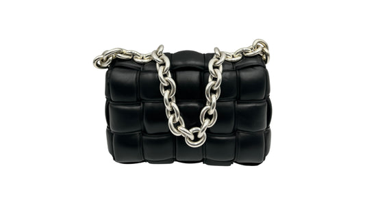 BOTTEGA VENETA CASSETE PADDED INTRECCIATO LEATHER SHOULDER BAG