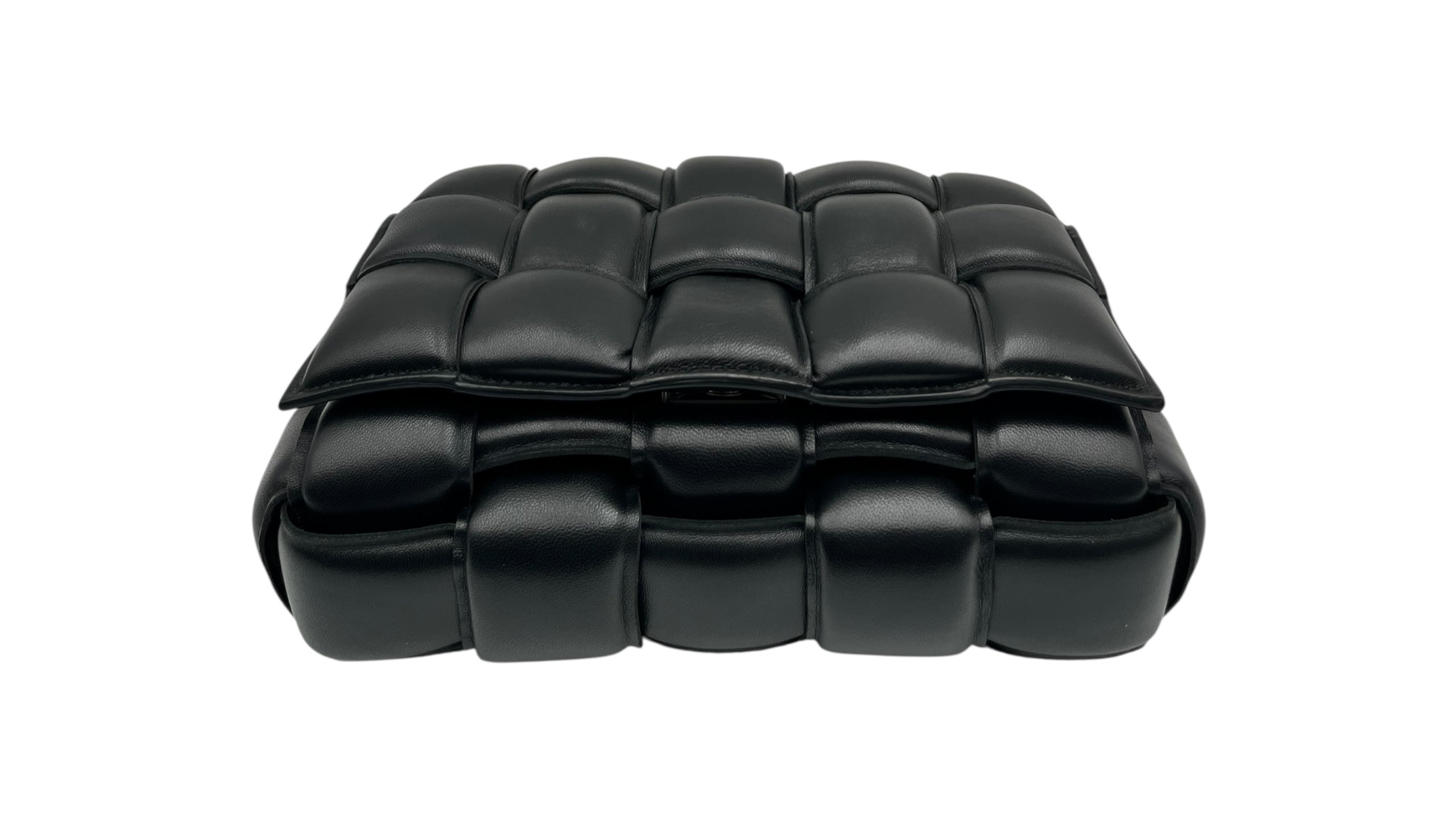 BOTTEGA VENETA CASSETE PADDED INTRECCIATO LEATHER SHOULDER BAG