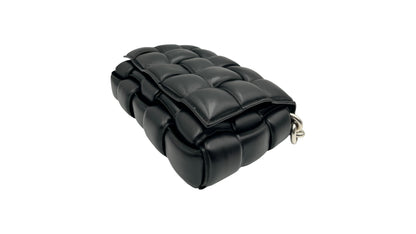BOTTEGA VENETA CASSETE PADDED INTRECCIATO LEATHER SHOULDER BAG