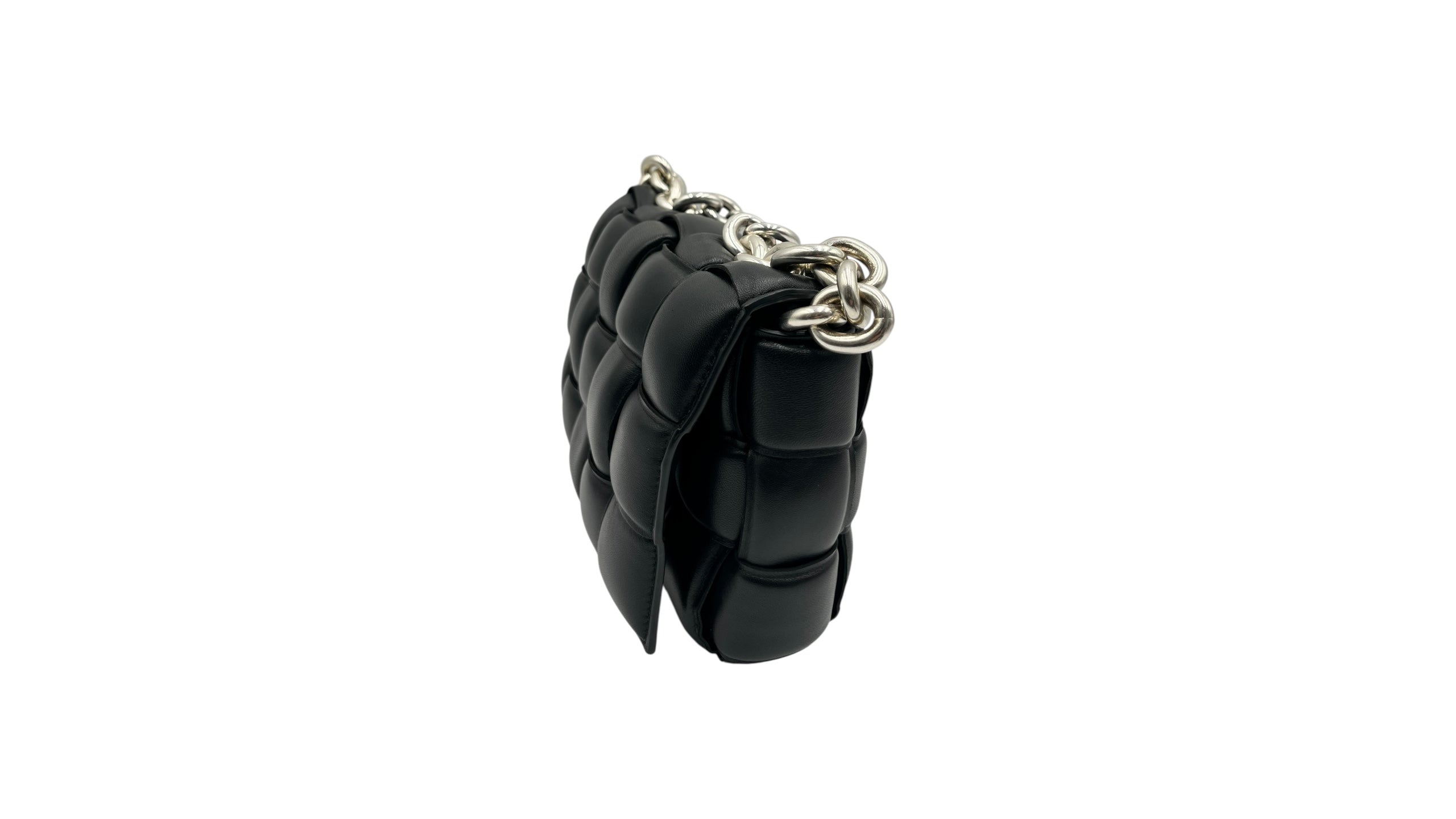 BOTTEGA VENETA CASSETE PADDED INTRECCIATO LEATHER SHOULDER BAG