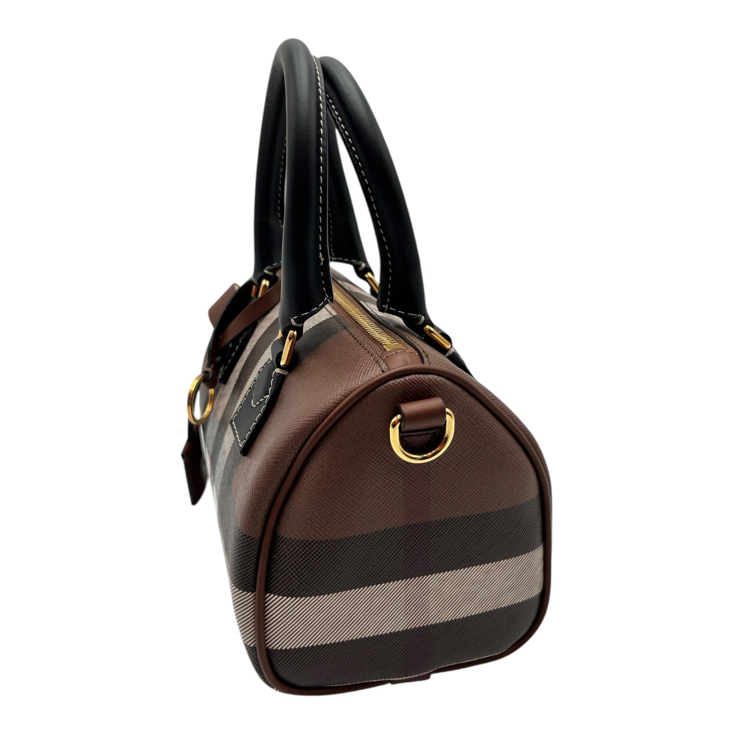 BURBERRY MINI CHECK BOWLING BAG