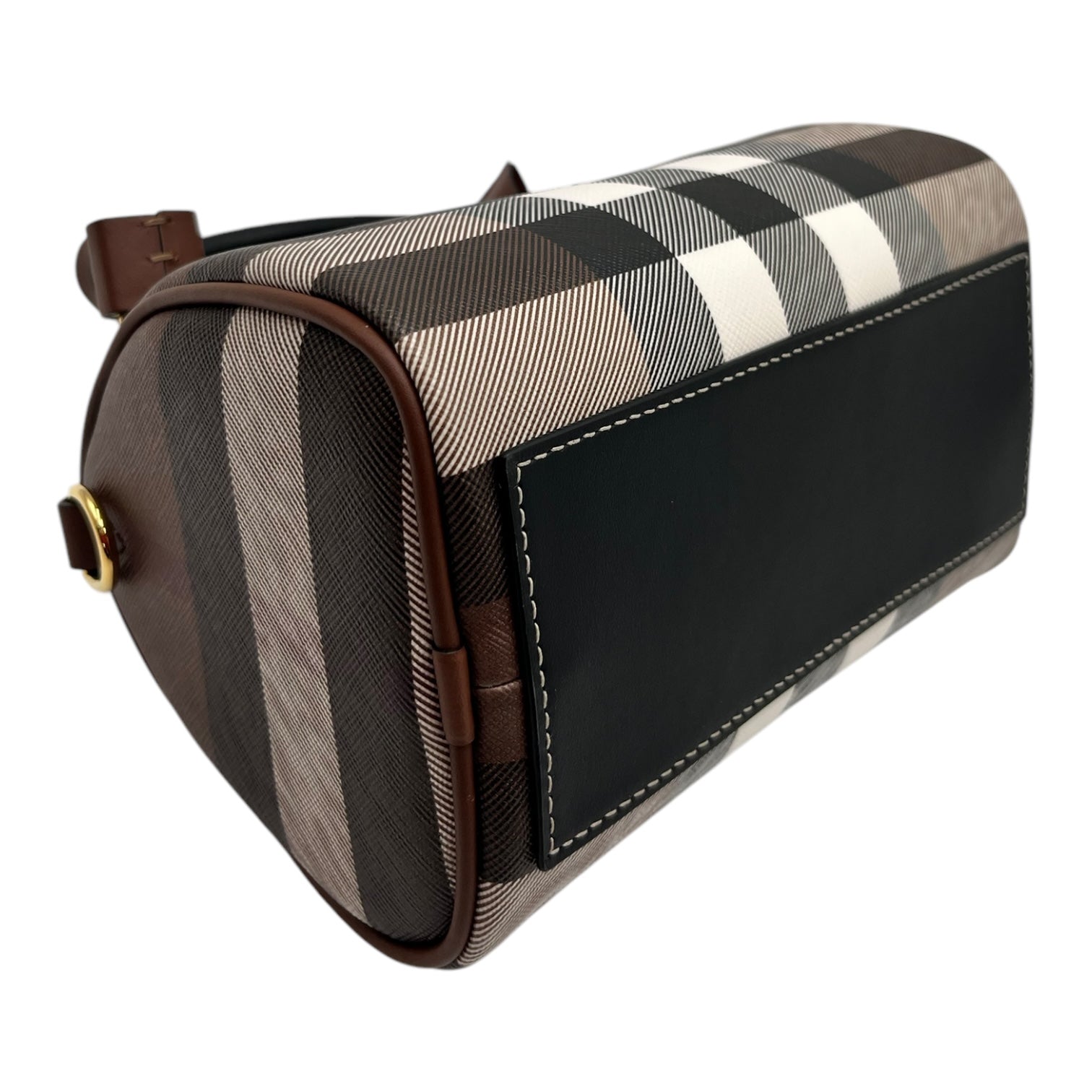 BURBERRY MINI CHECK BOWLING BAG