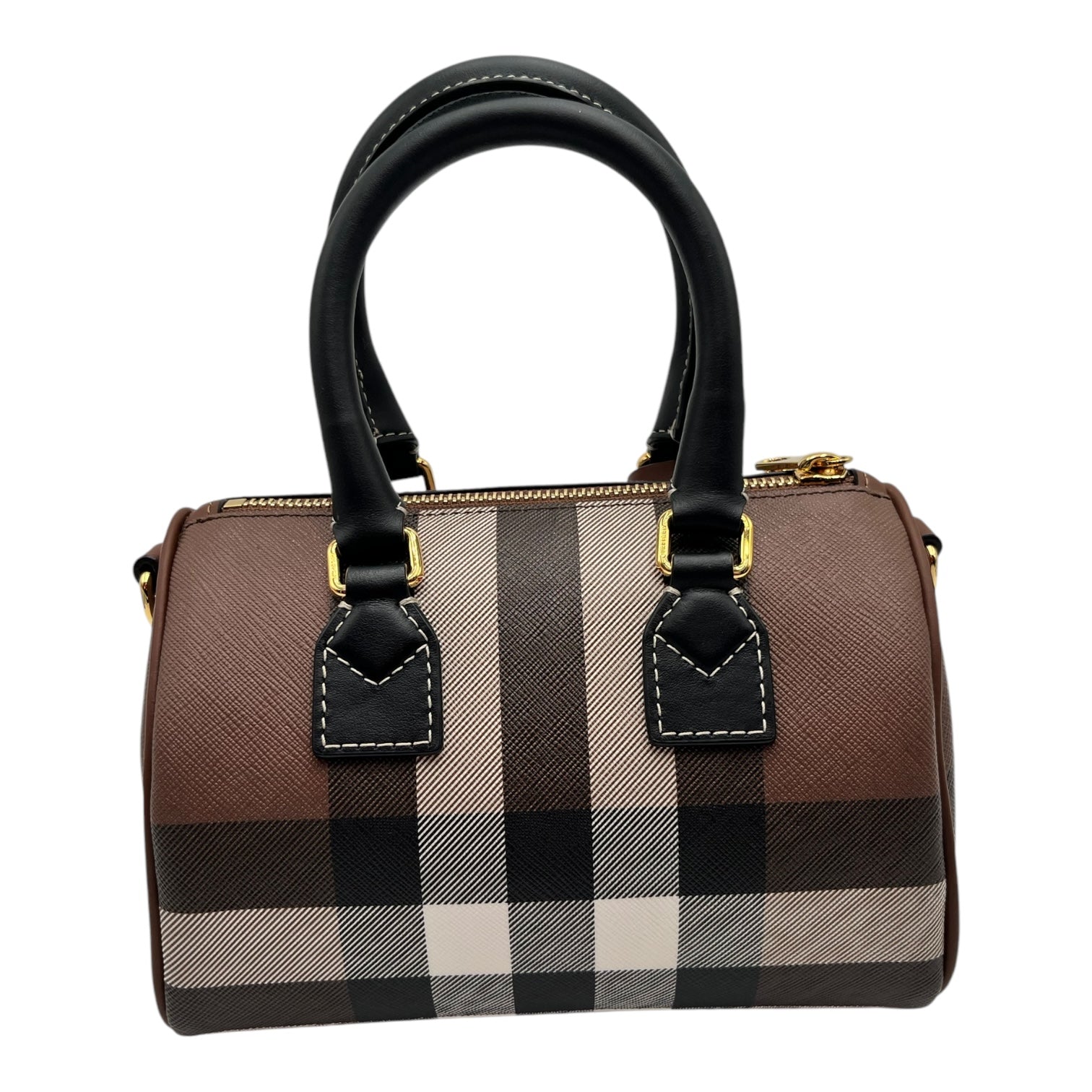 BURBERRY MINI CHECK BOWLING BAG