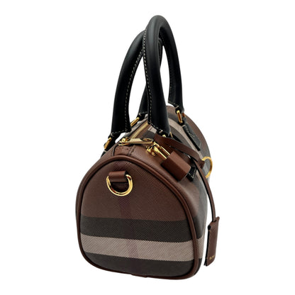 BURBERRY MINI CHECK BOWLING BAG